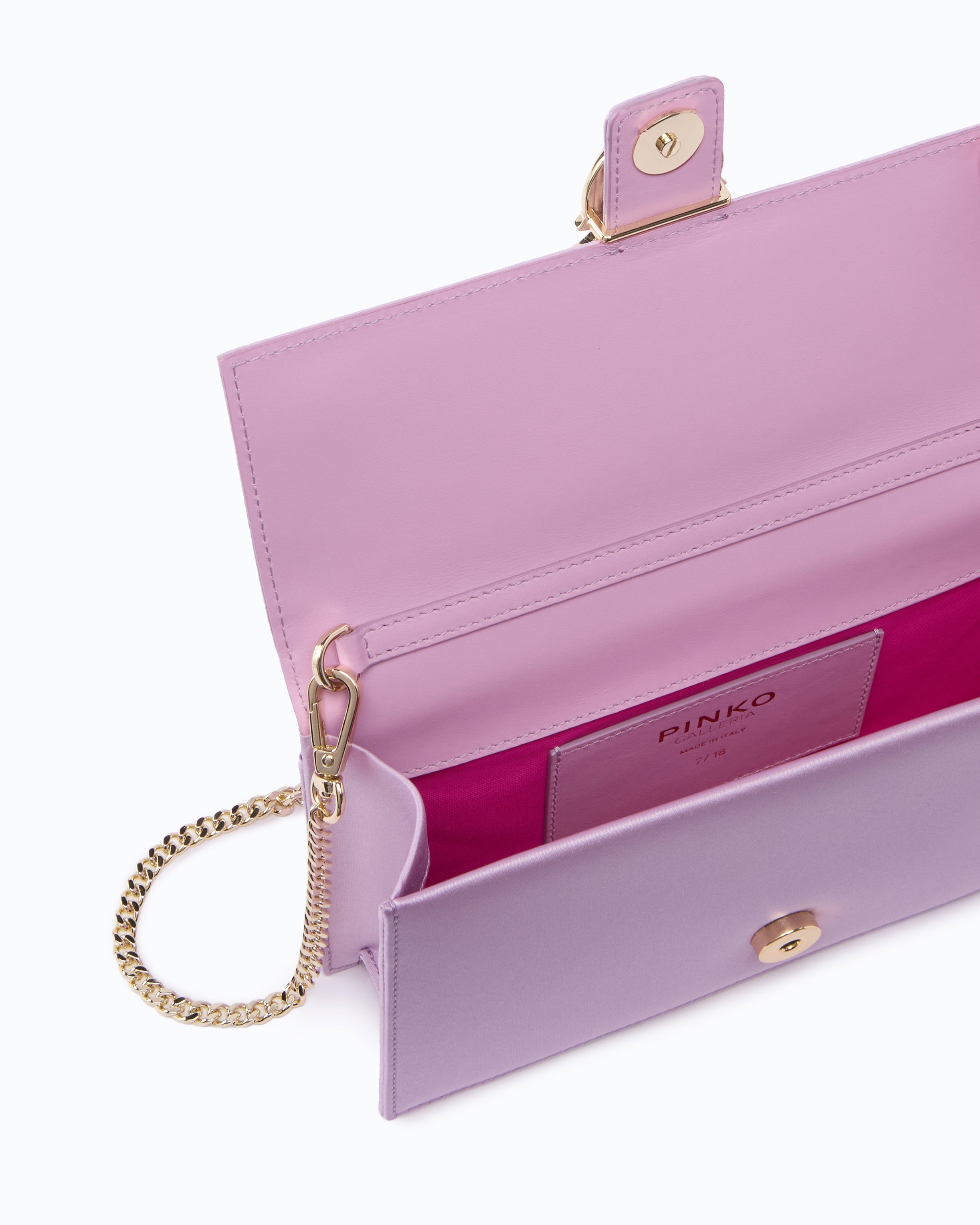 Pinko Love Bag One Flat kopertówka z kamieniami