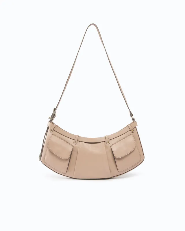 Pinko Pocket Body Bag torebka skórzana hobo