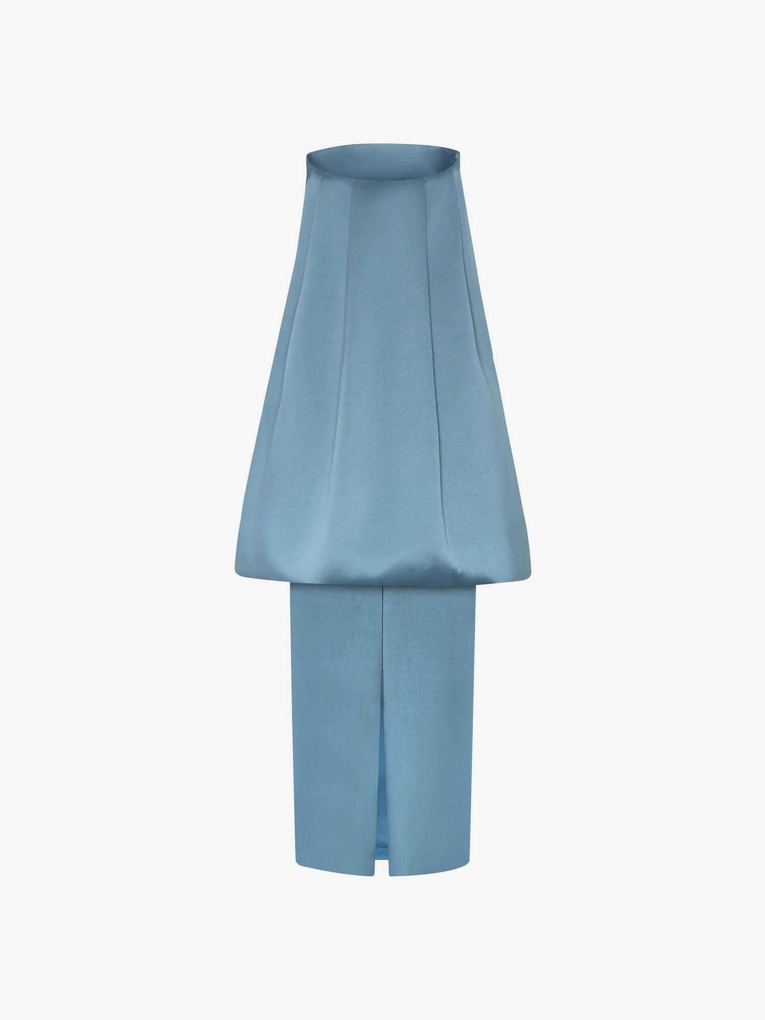Solace London The Dandridge Maxi sukienka Slate Blue strapless