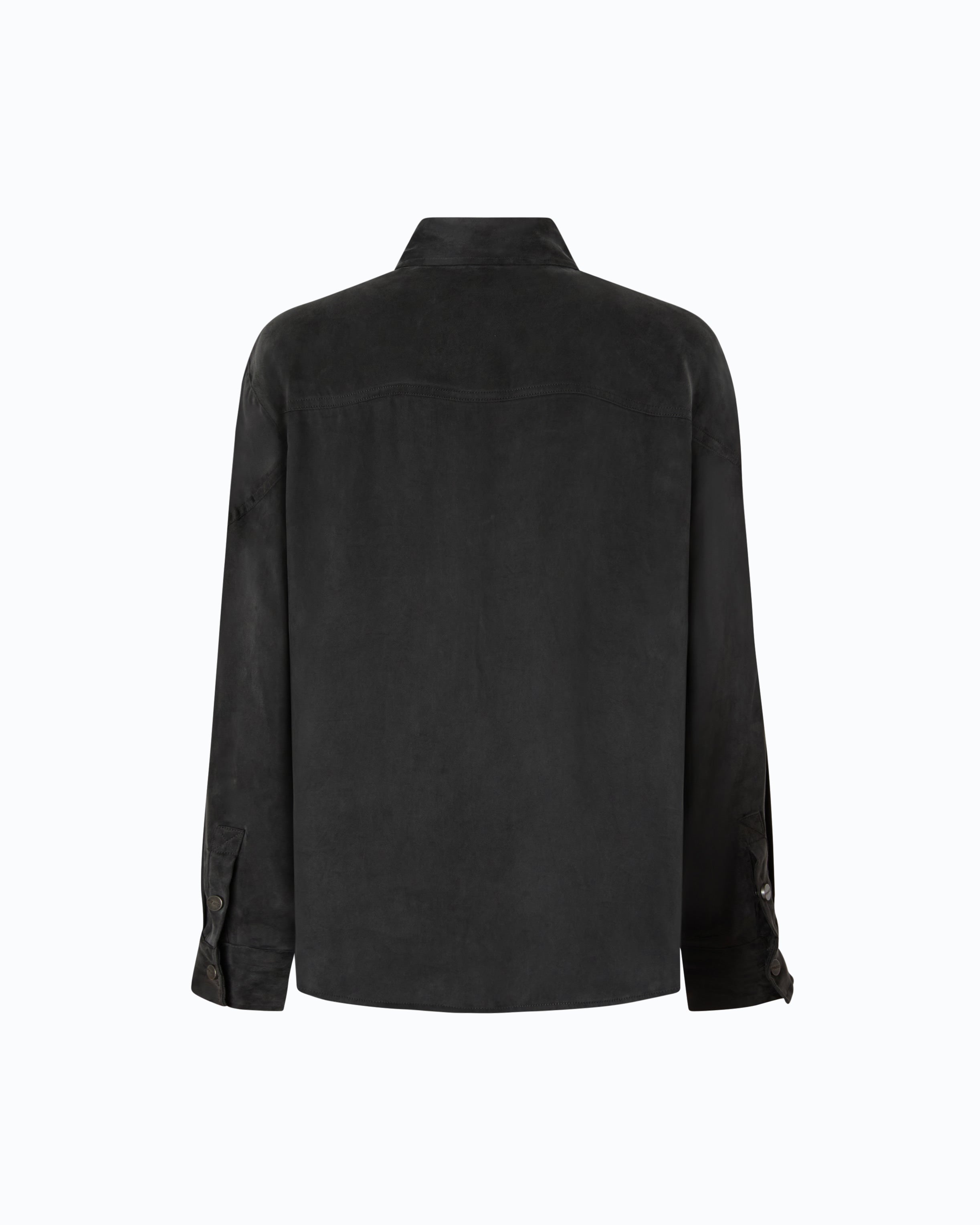 Pinko Careser Shirt koszula welurowa czarna