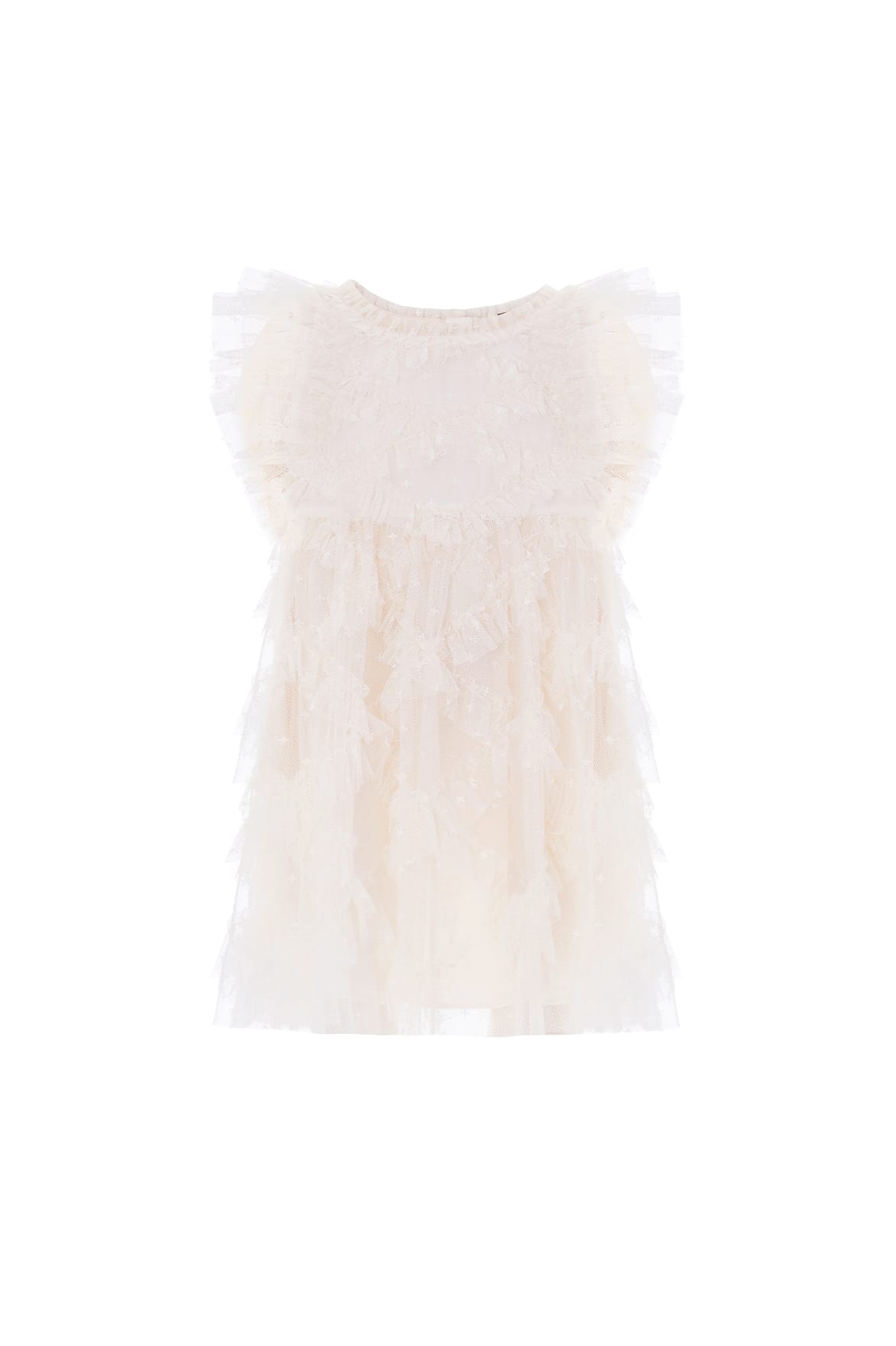 Needle & Thread Genevieve Baby Dress sukienka niemowlęca kremowa