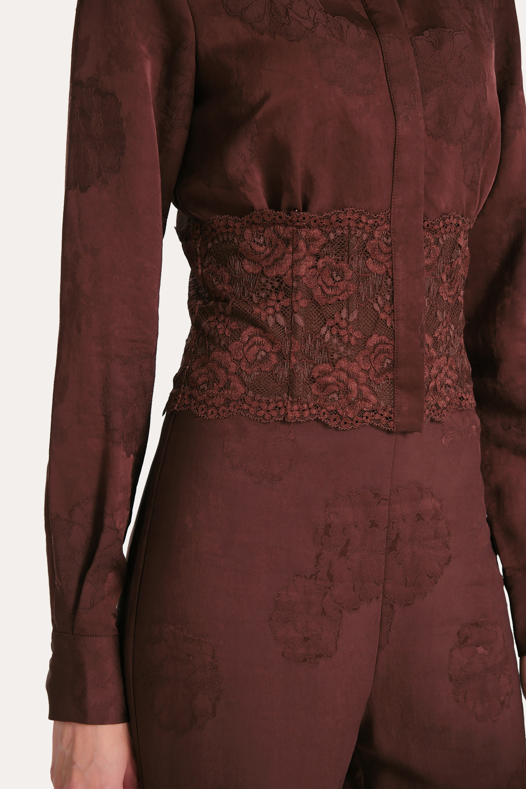 Elie Tahari Savannah E8011206 spodnie Bitter Chocolate