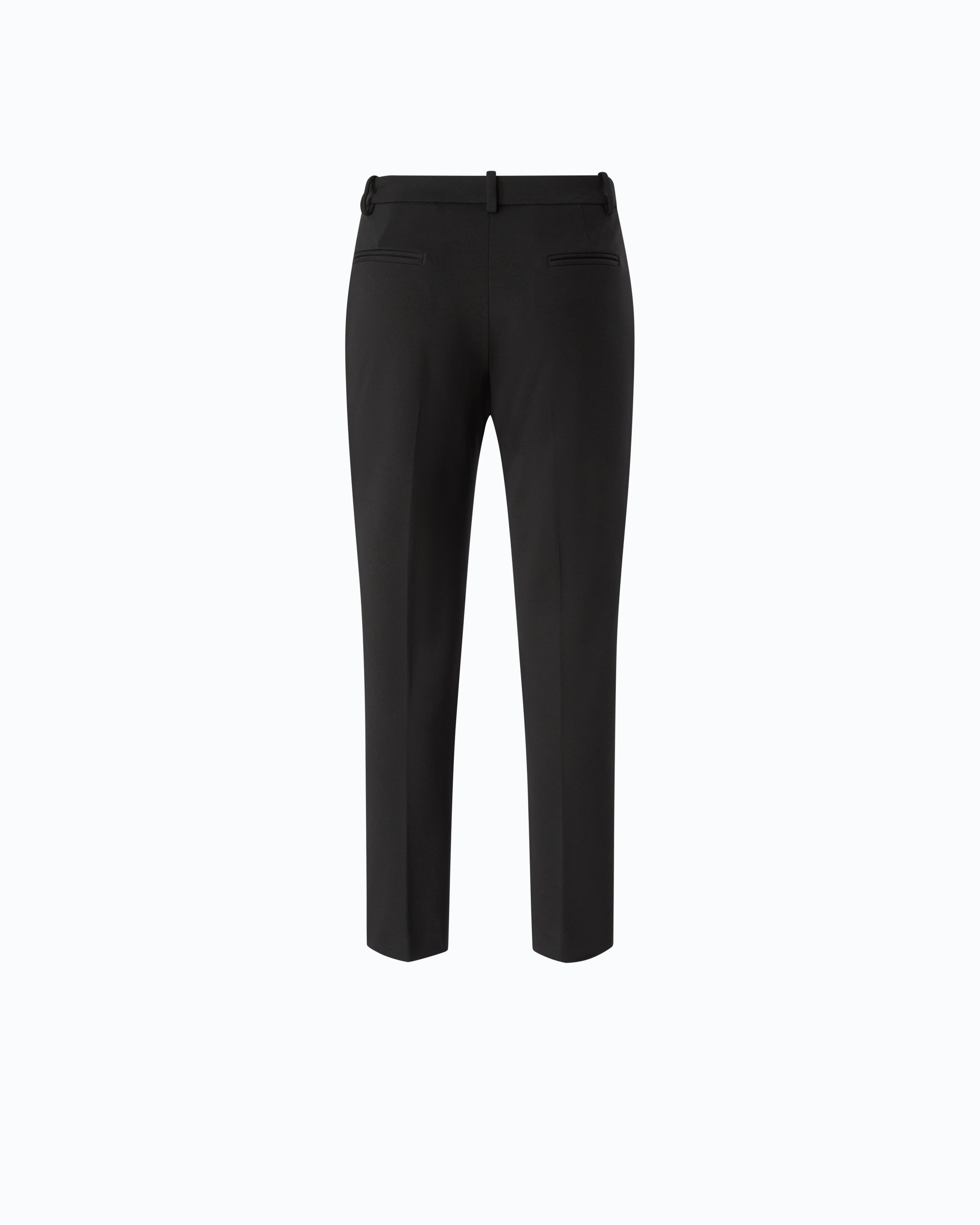 Pinko Bello Trousers spodnie cygaretki czarne wiskoza