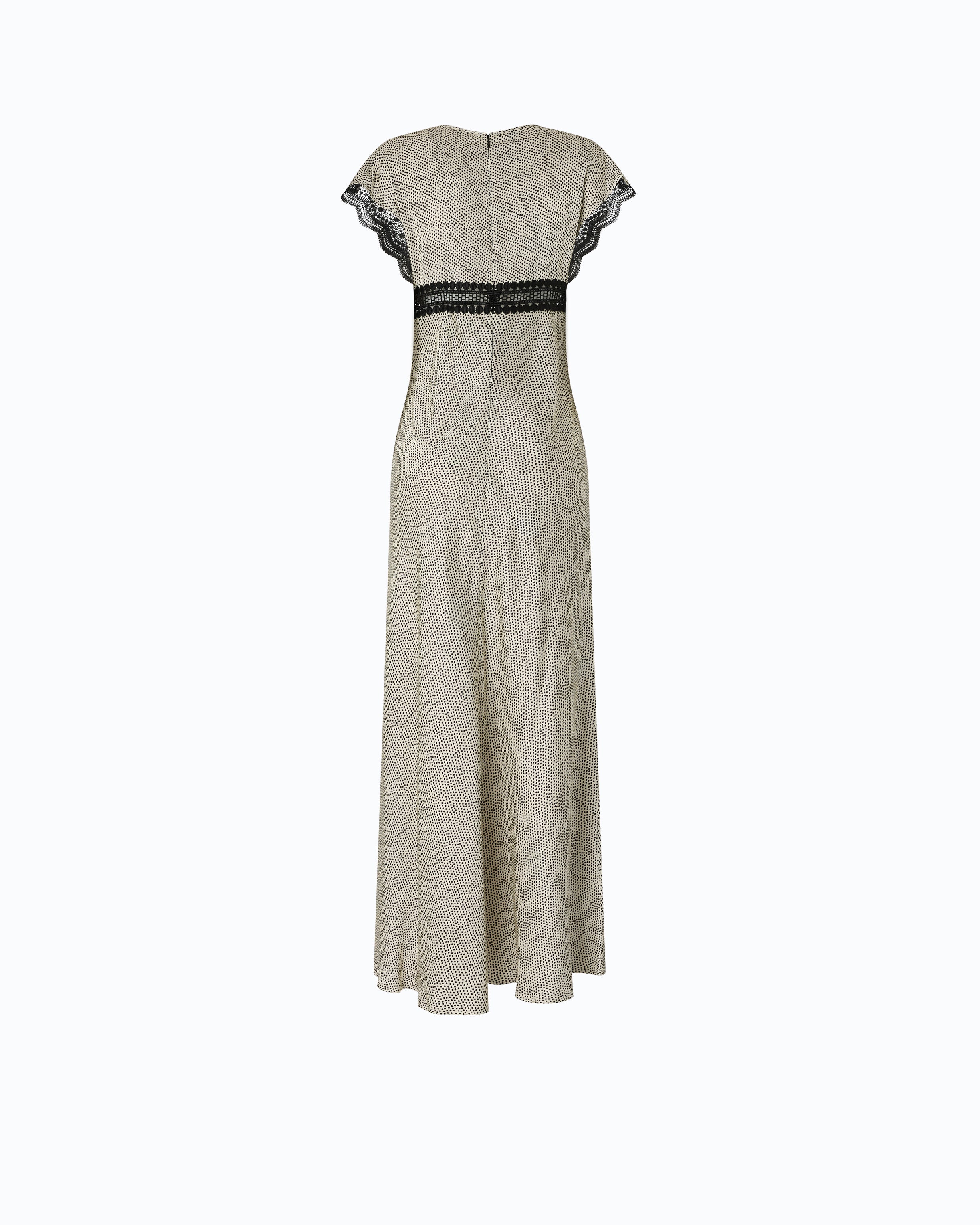 Pinko Aspasia Dress sukienka długa w kropki