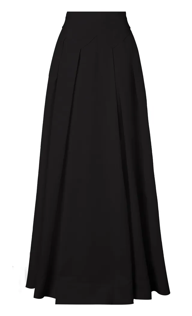 Temperley London Elodie spódnica długa czarna