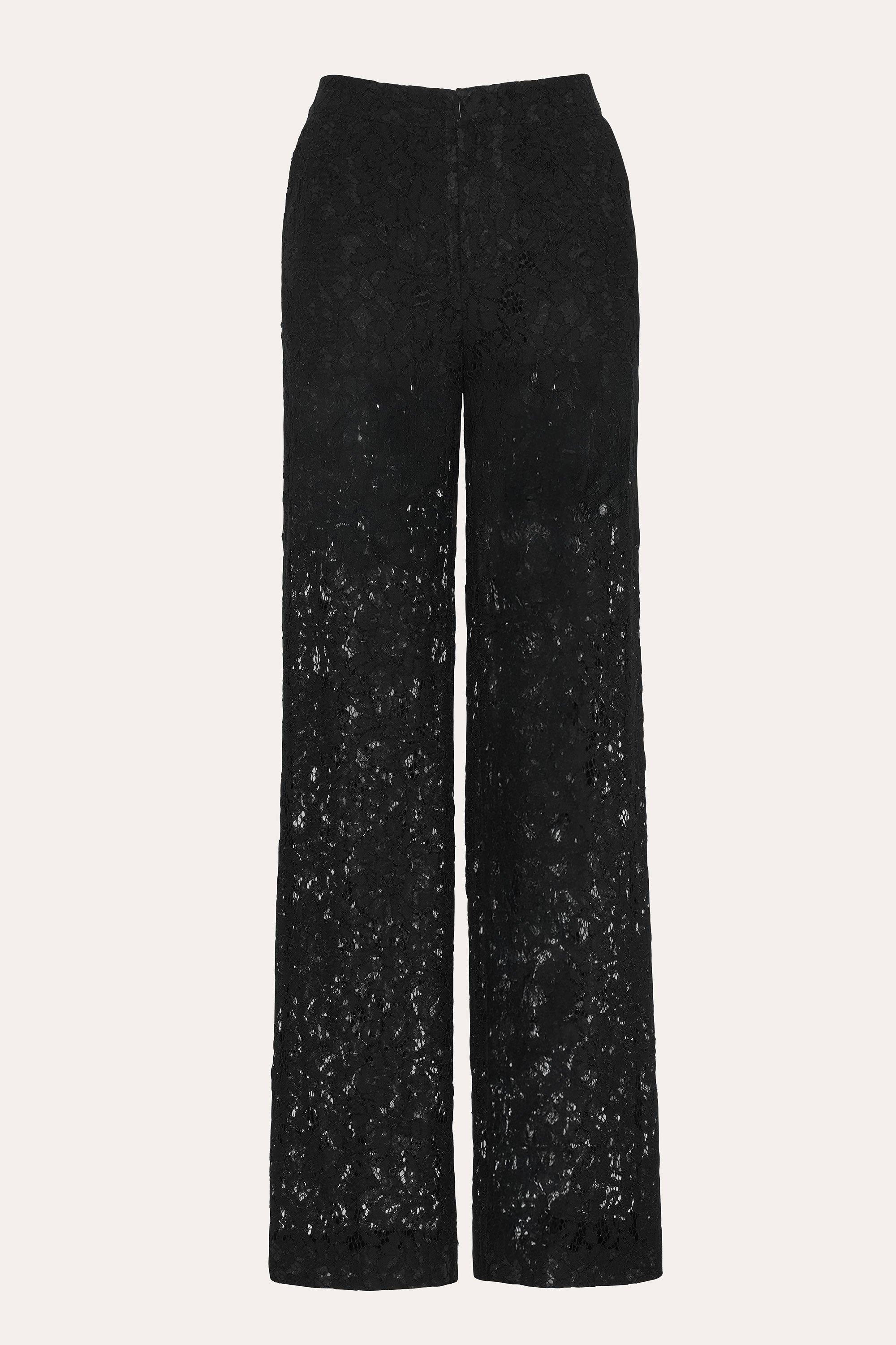 Elie Tahari Fleur E4029206 spodnie Black koronkowe