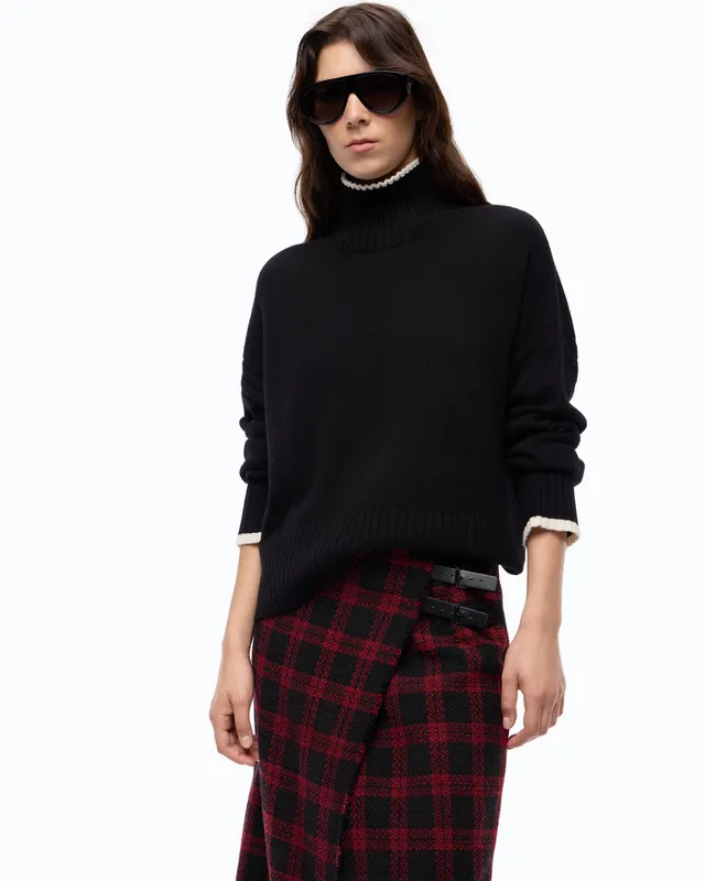 Pinko Falkland Sweater golf kaszmir czarny