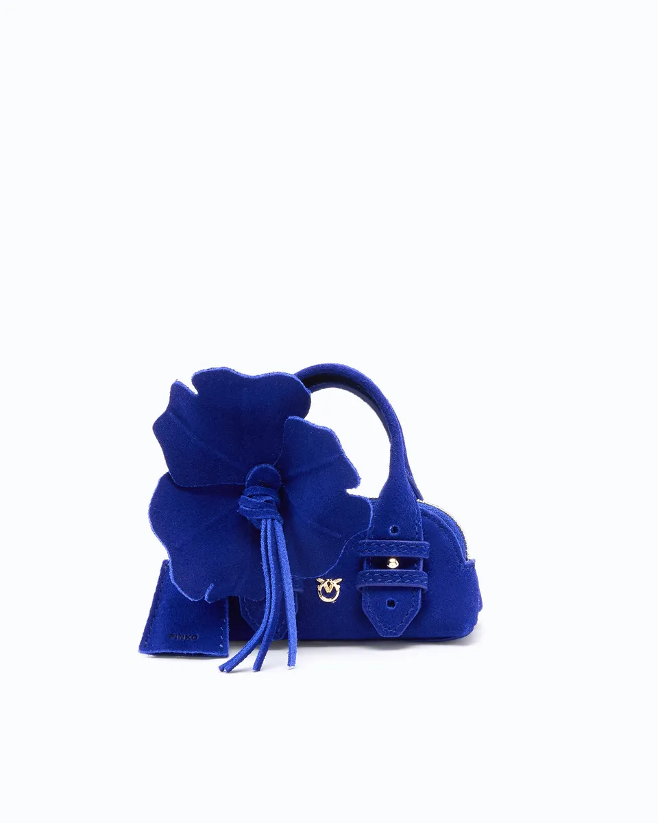 Pinko Escape Bag Nano torebka zamszowa kwiat