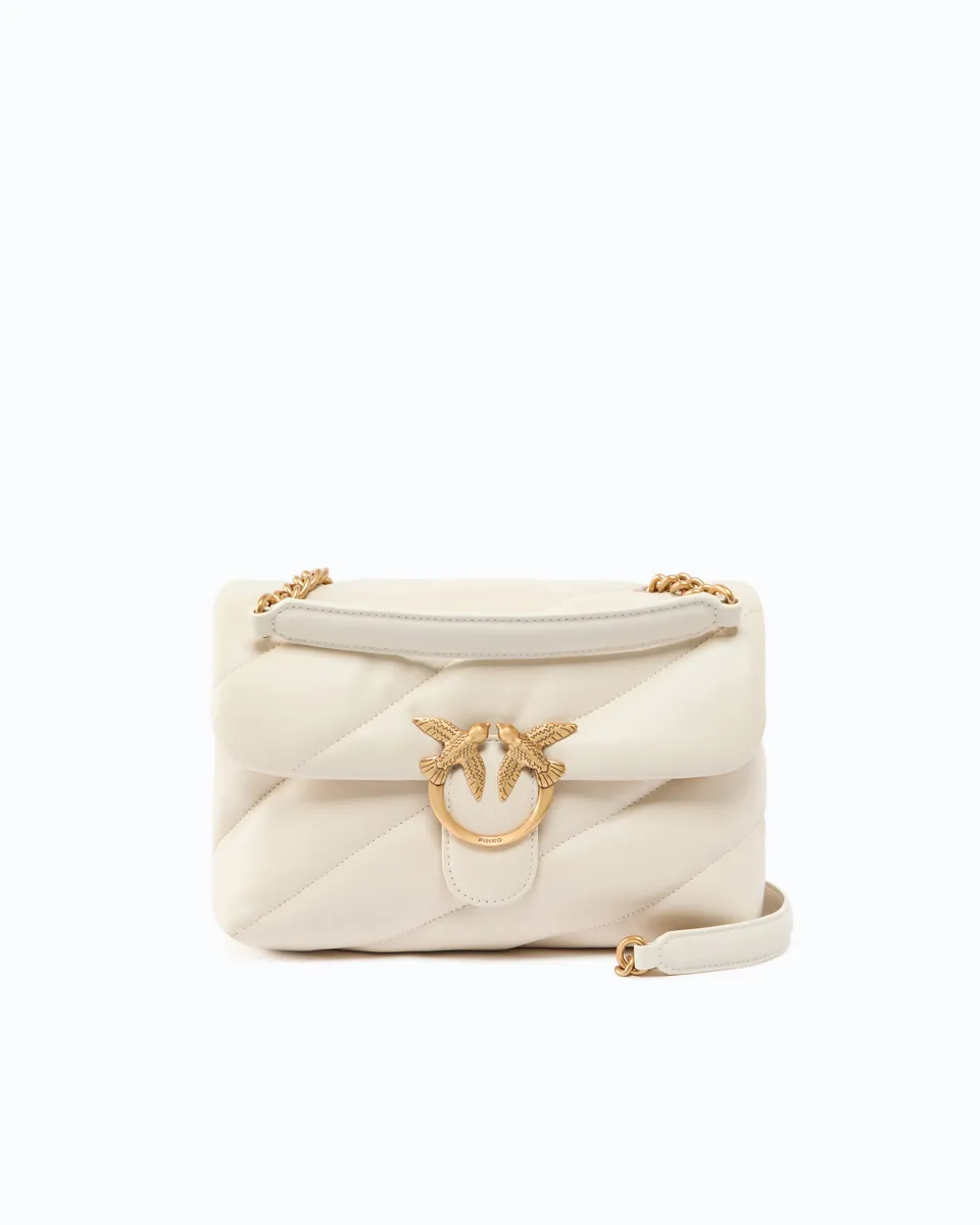 Pinko Classic Love Bag Puff Maxi Quilt torebka biała