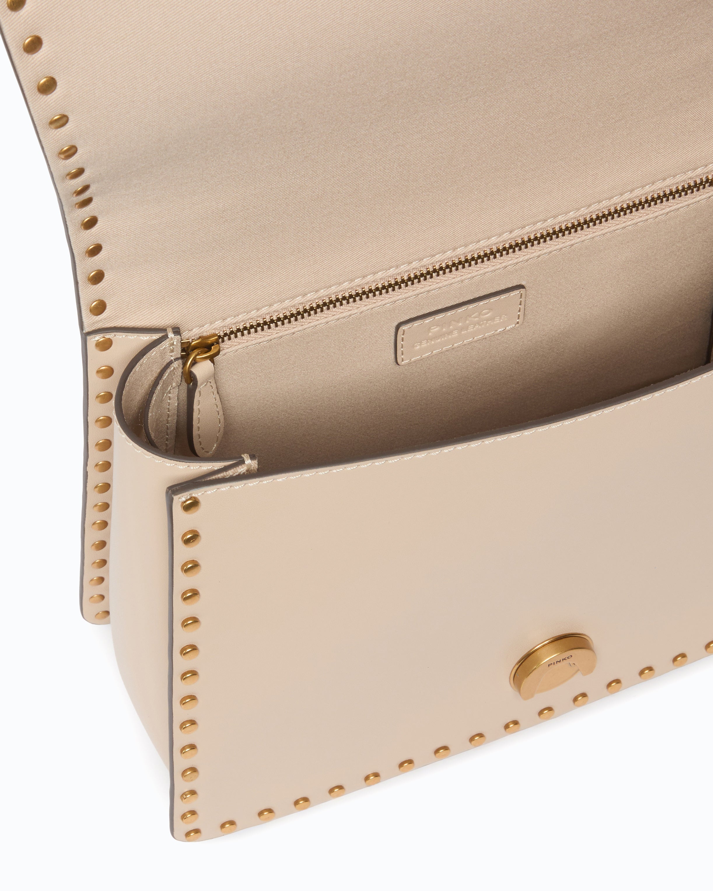 Pinko Love Bag Top Handle Light torebka beżowa