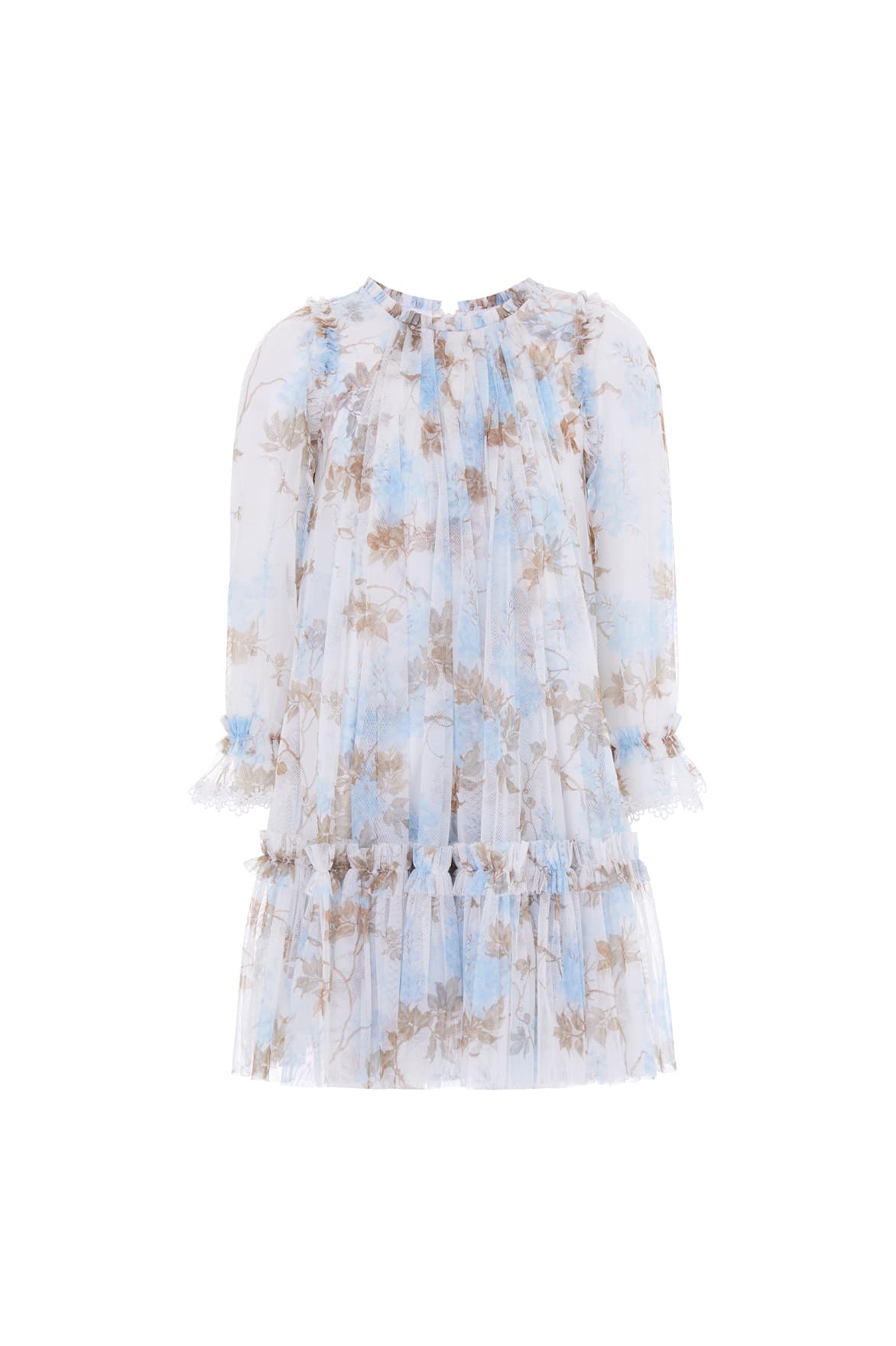 Needle & Thread Wisteria Long Sleeve Kids Dress sukienka biała