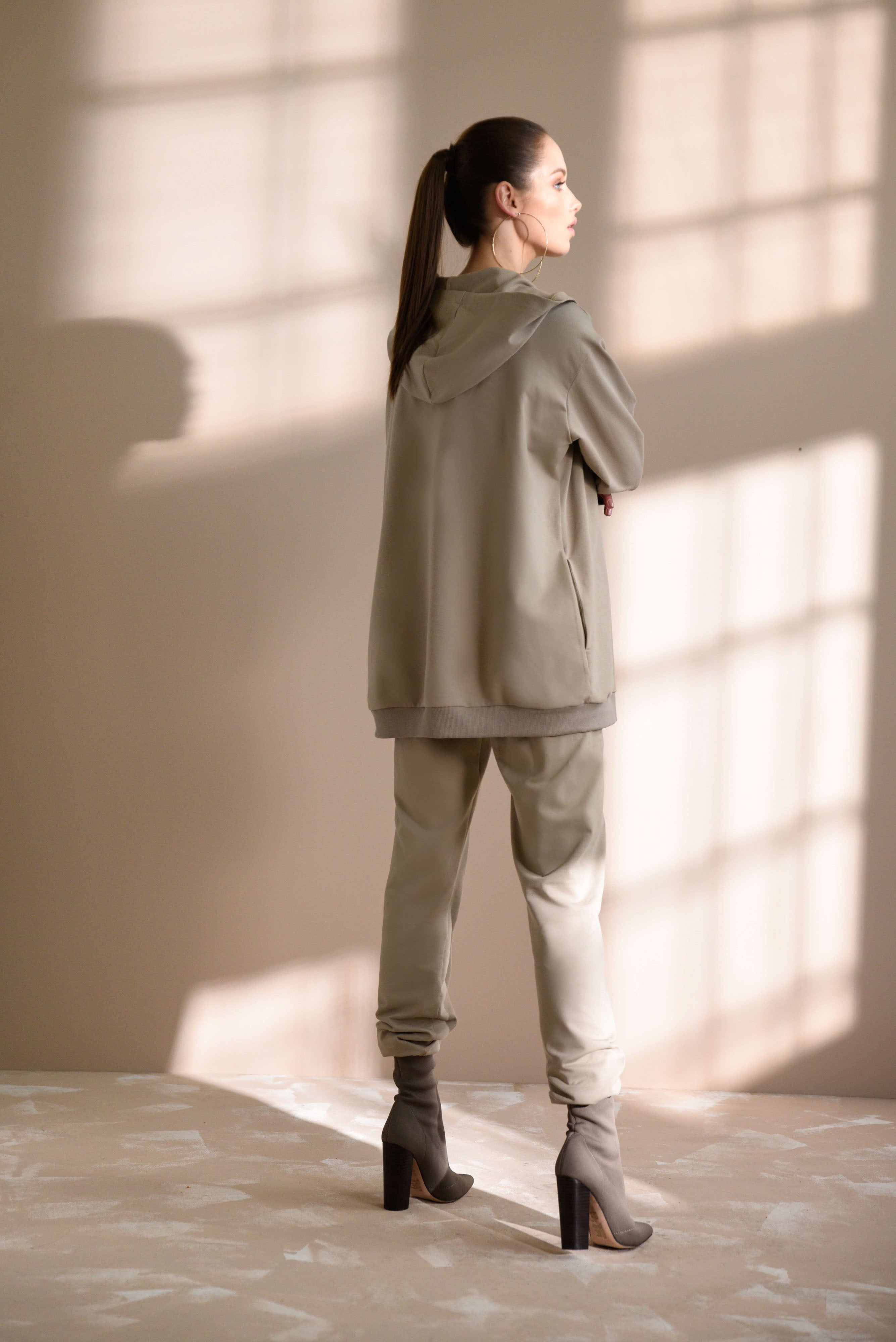 Nudyess Hoodie Kardamon bluza oversize z kapturem