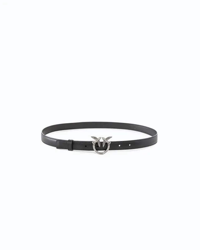 Pinko Love Berry H2 Belt pasek skórzany 2 cm