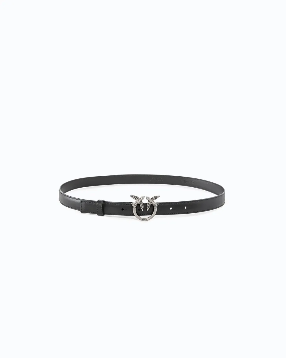Pinko Love Berry H2 Belt pasek skórzany 2 cm