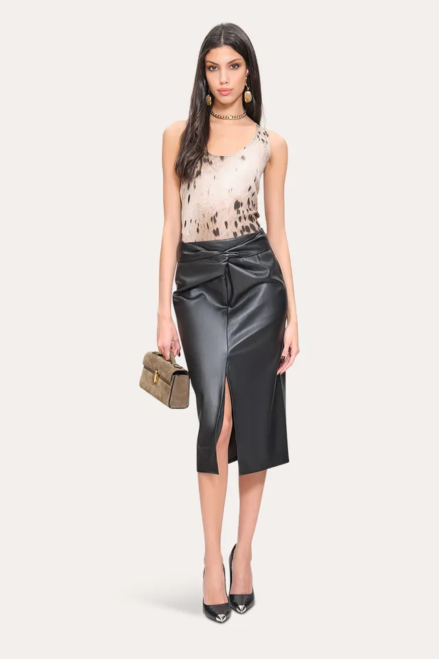 Elie Tahari Ocelot Scoop Tank top Multi jedwabny