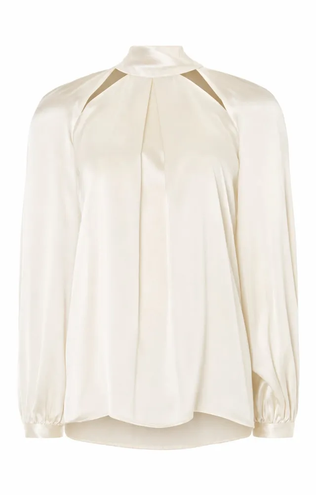 Temperley London Amerie Blouse bluzka ivory UK10