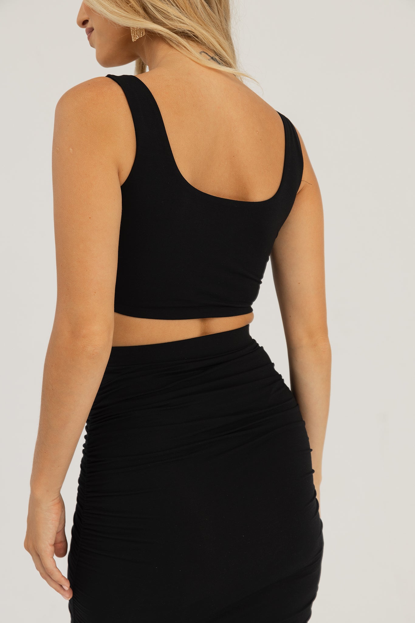 Nudyess Bralette top modalowy czarny