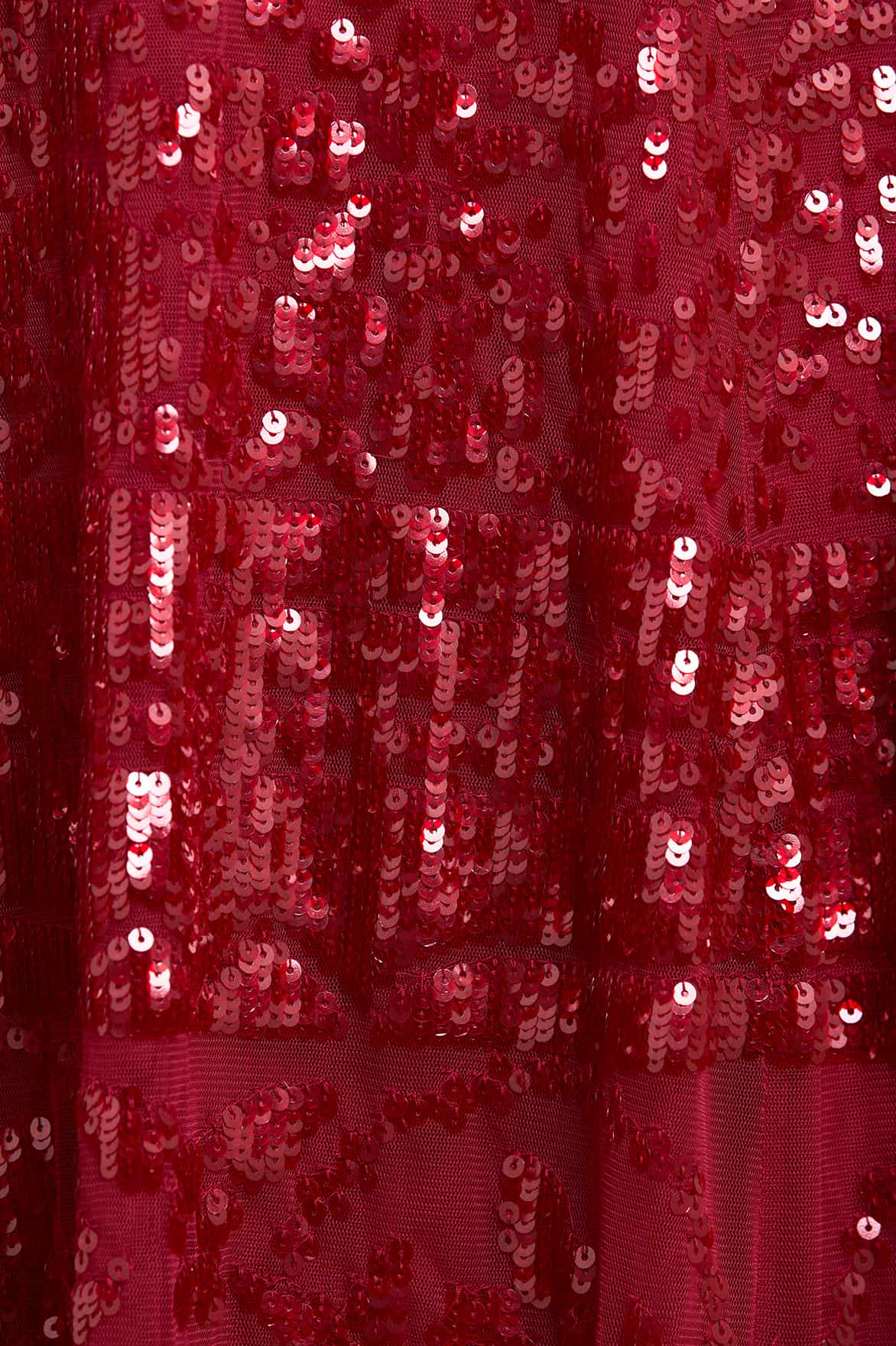 Needle & Thread Aurora Gown suknia Red haftowana