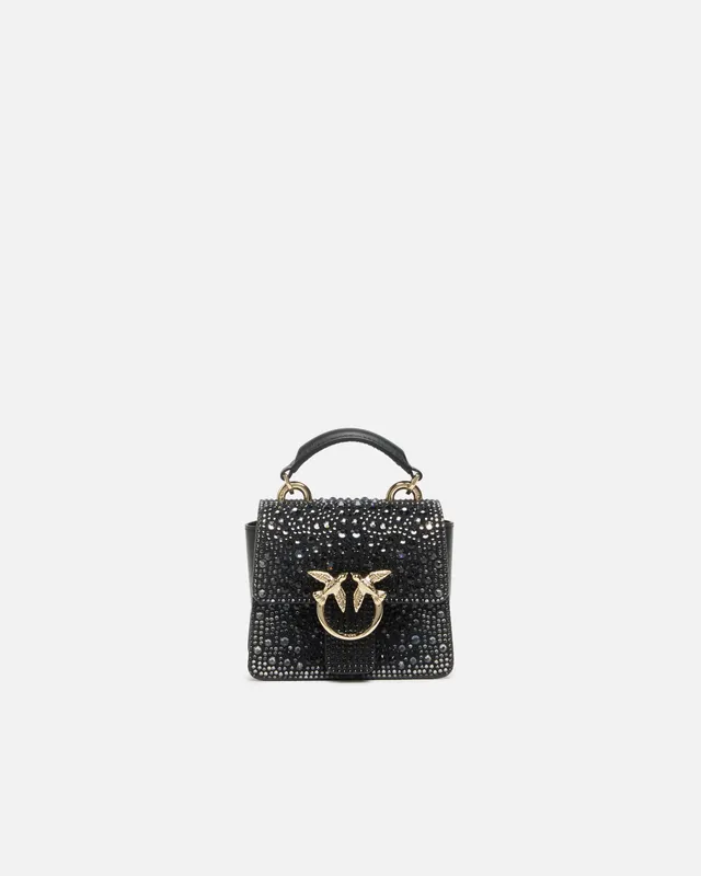 Pinko Love One Top Handle Micro torebka czarna
