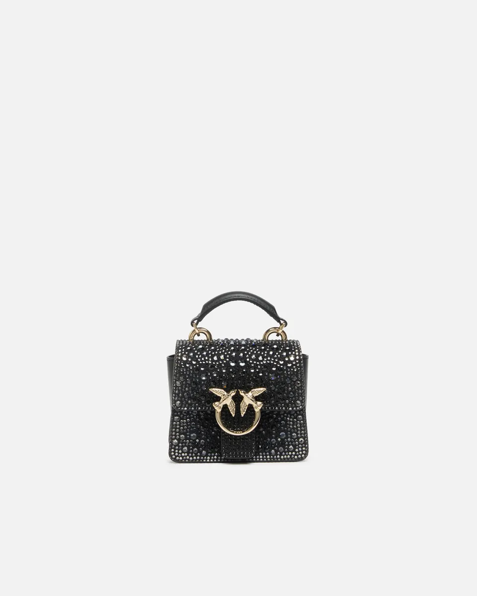Pinko Love One Top Handle Micro torebka czarna