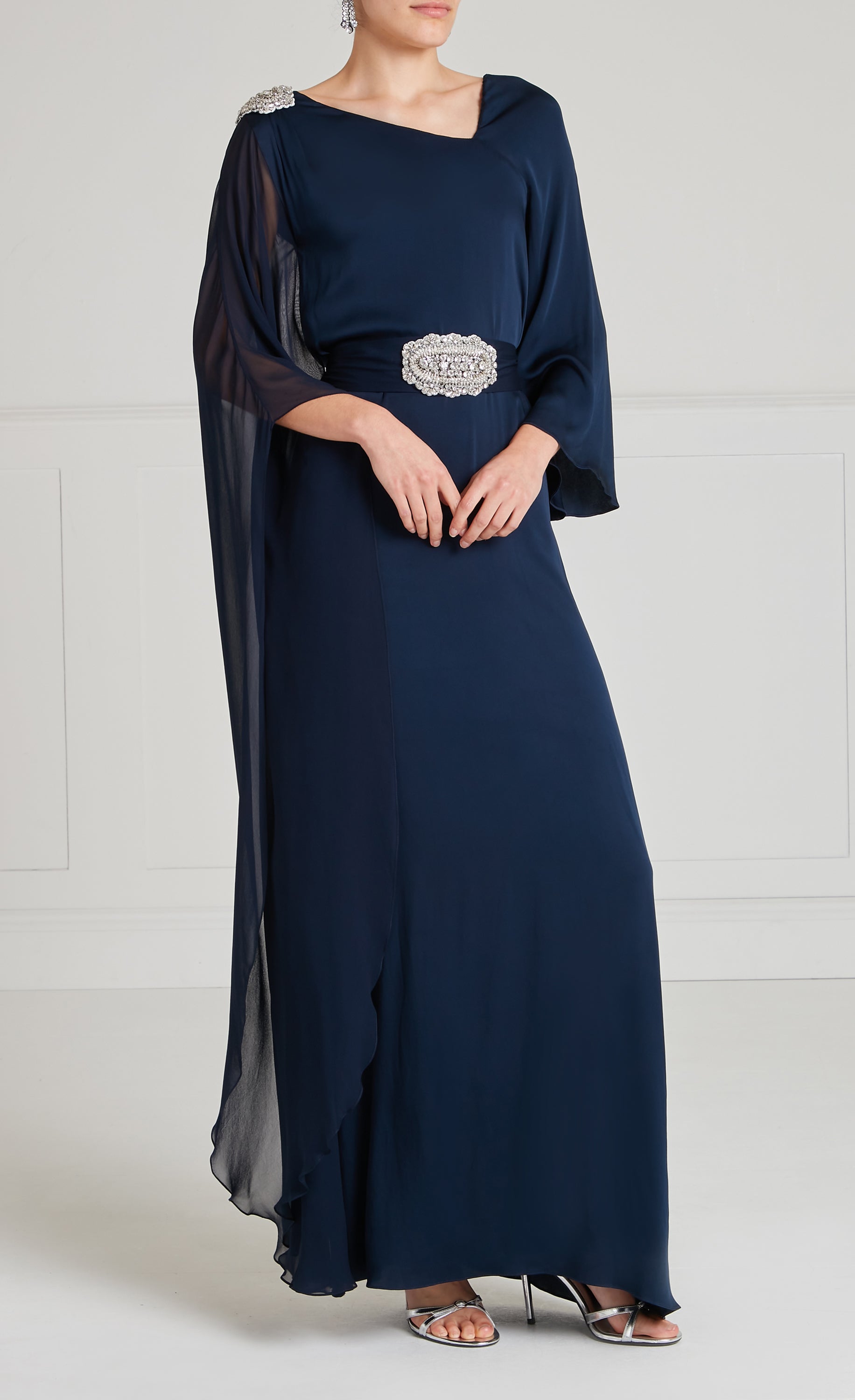 Temperley London Safa suknia wieczorowa ink długa