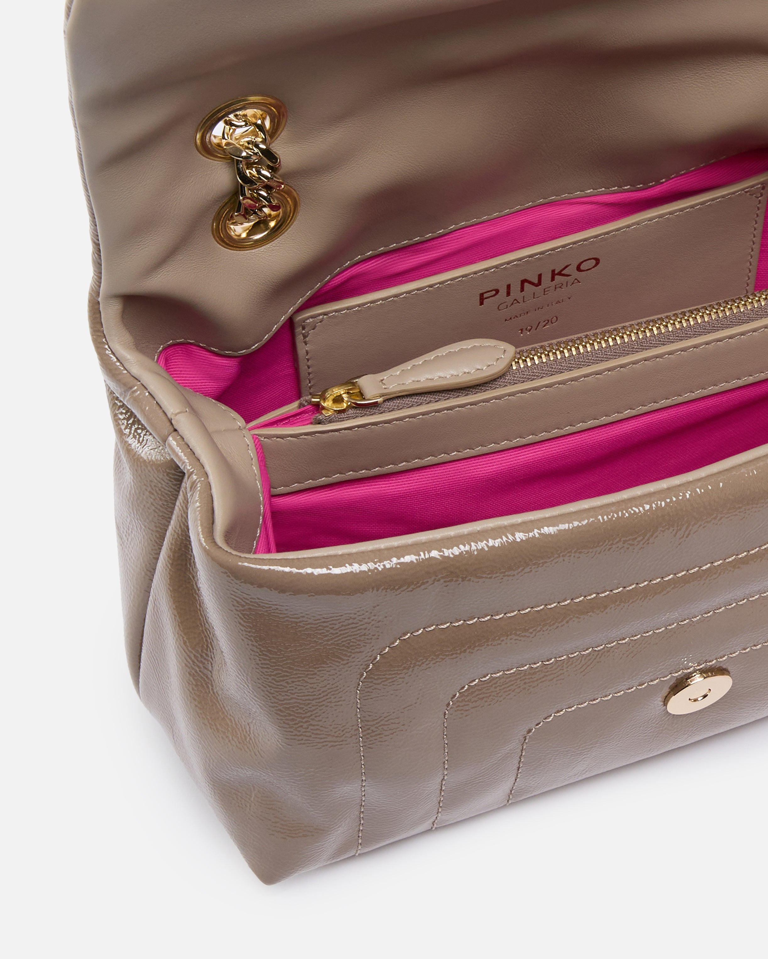 Pinko Love Bag Puff mini torebka pikowana łańcuszek