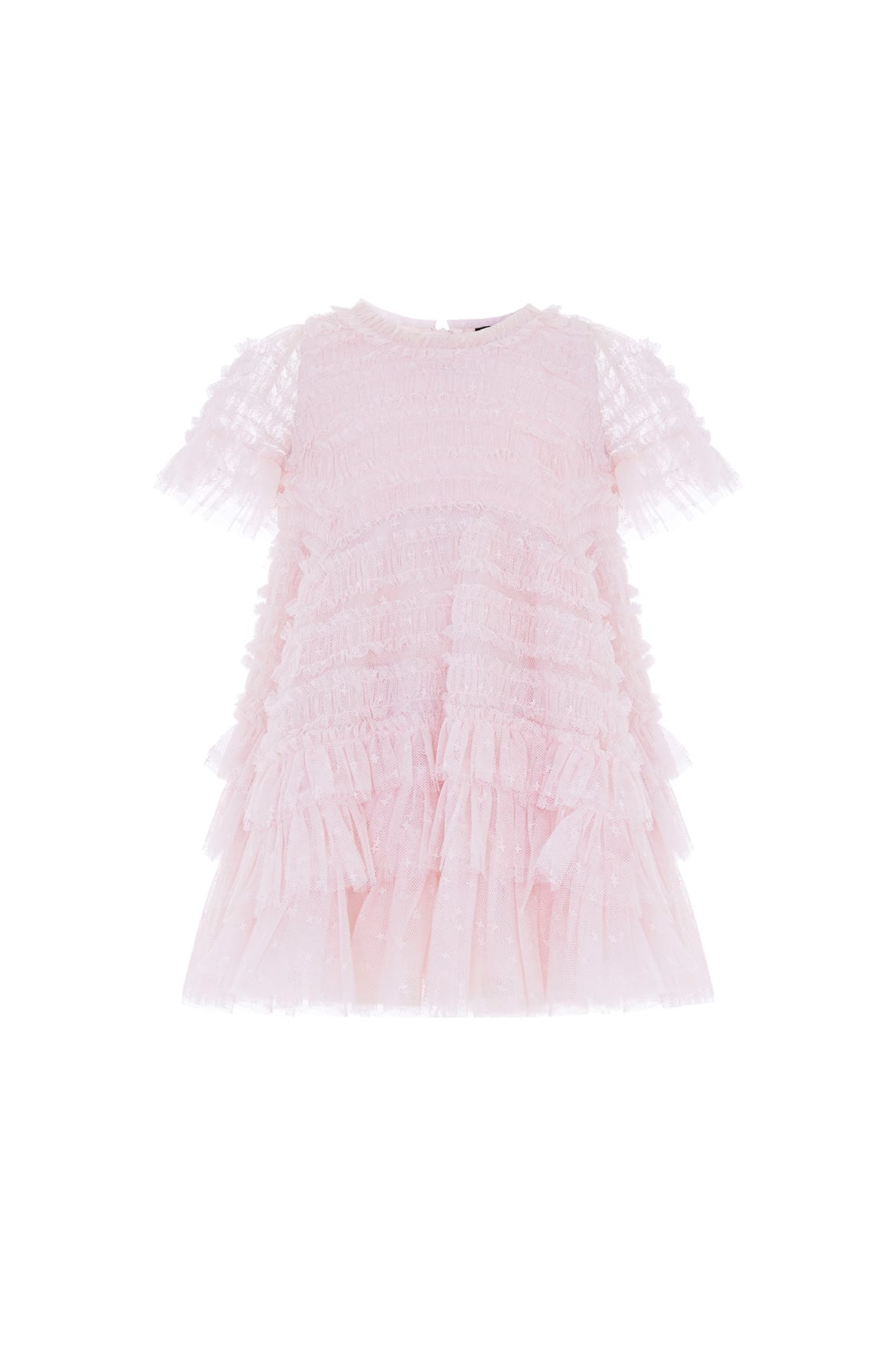 Needle & Thread Valentine Ruffle sukienka niemowlęca różowa