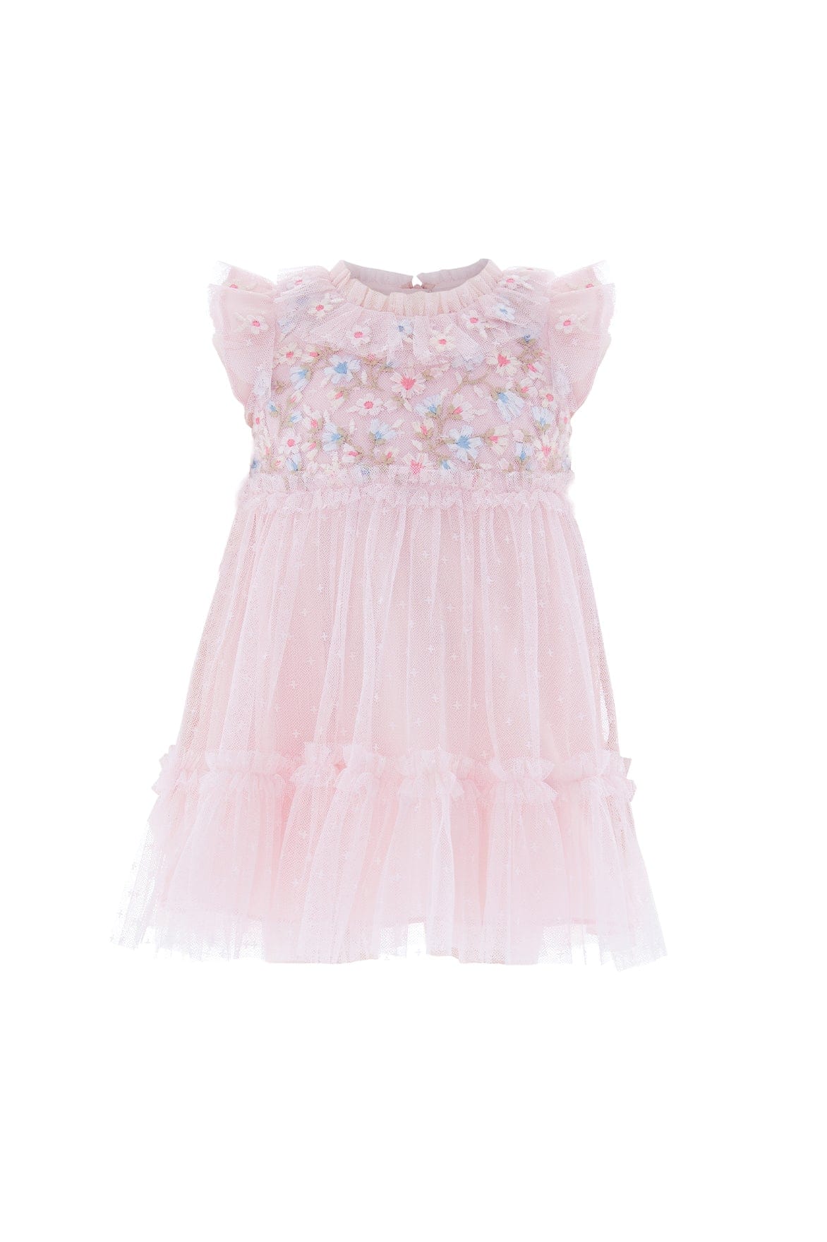 Needle & Thread Antoinettes Floral Dress sukienka różowa niemowlęca