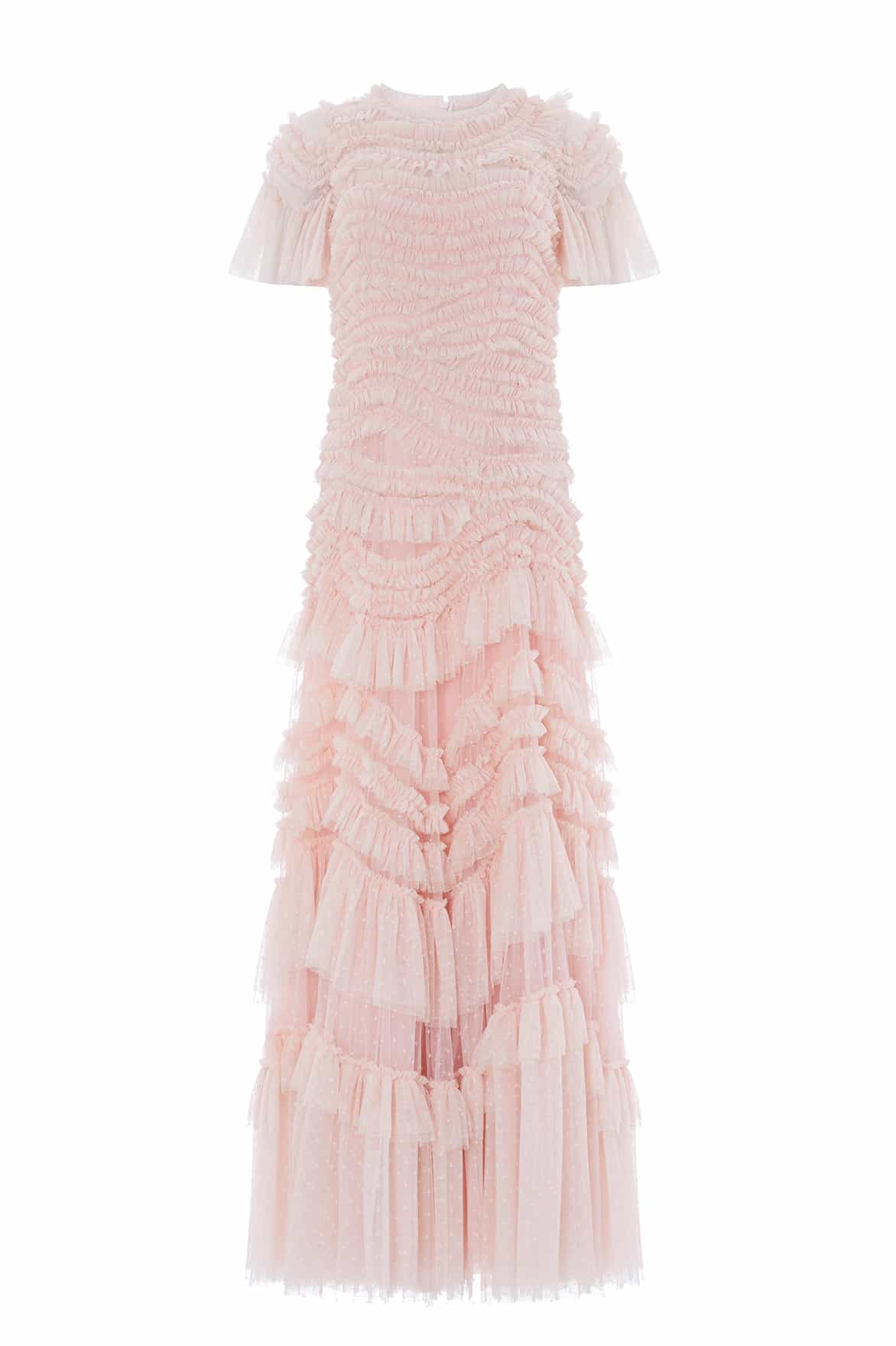 Needle & Thread Wild Rose Gown suknia różowa tiulowa