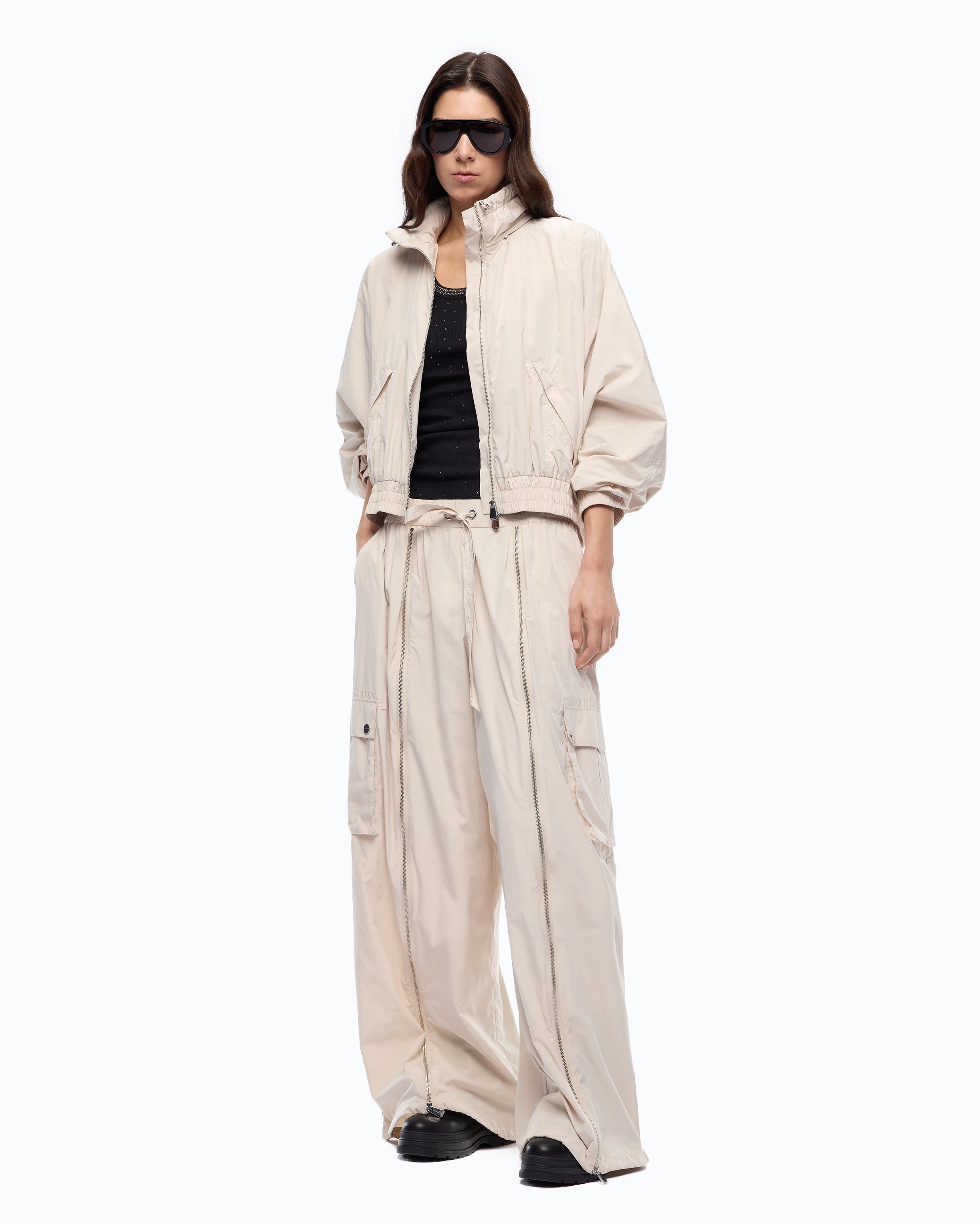 Pinko Gladiolo Jacket kurtka blouson oversize szara
