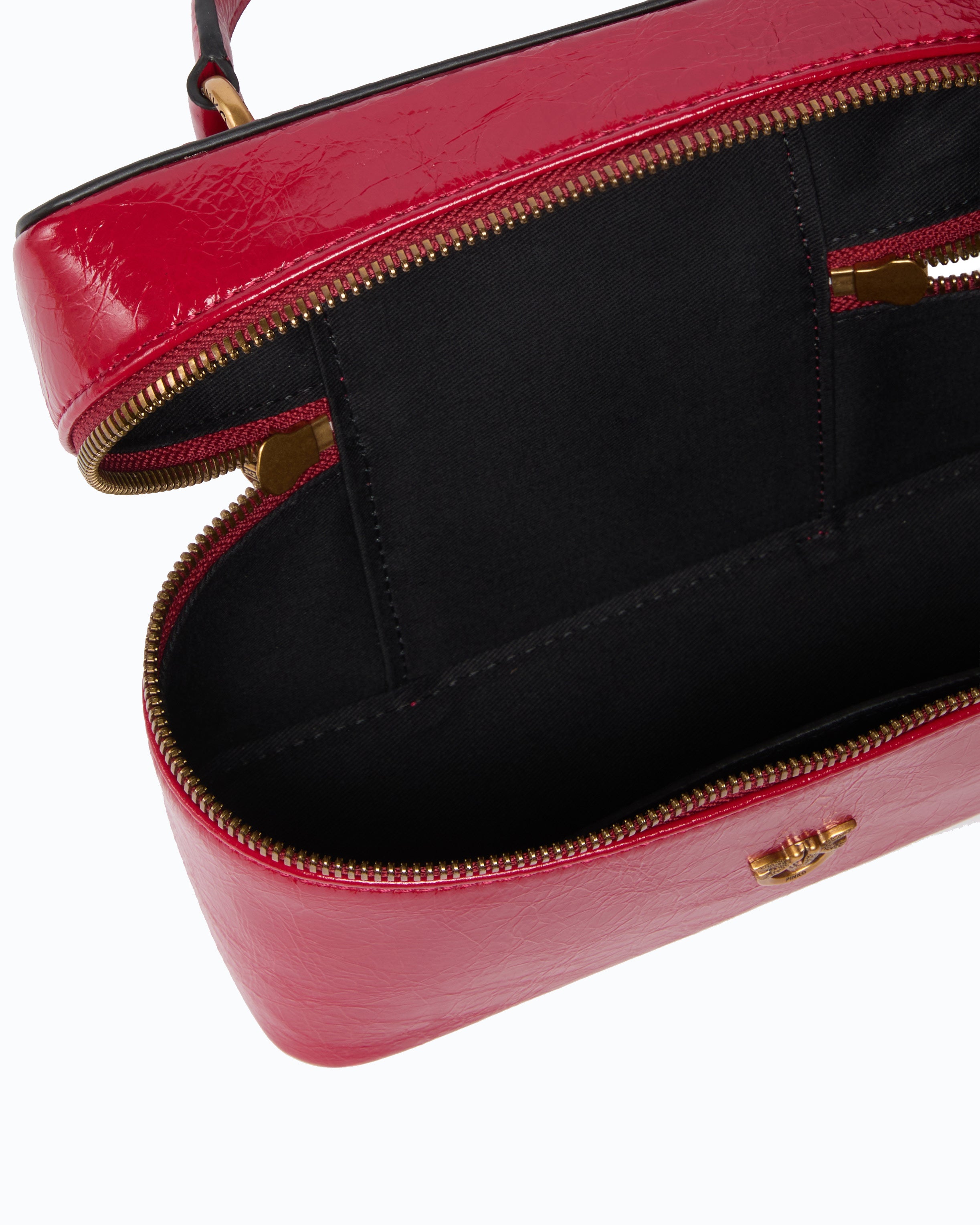 Pinko Vanity Soft torebka skorzana lśniąca