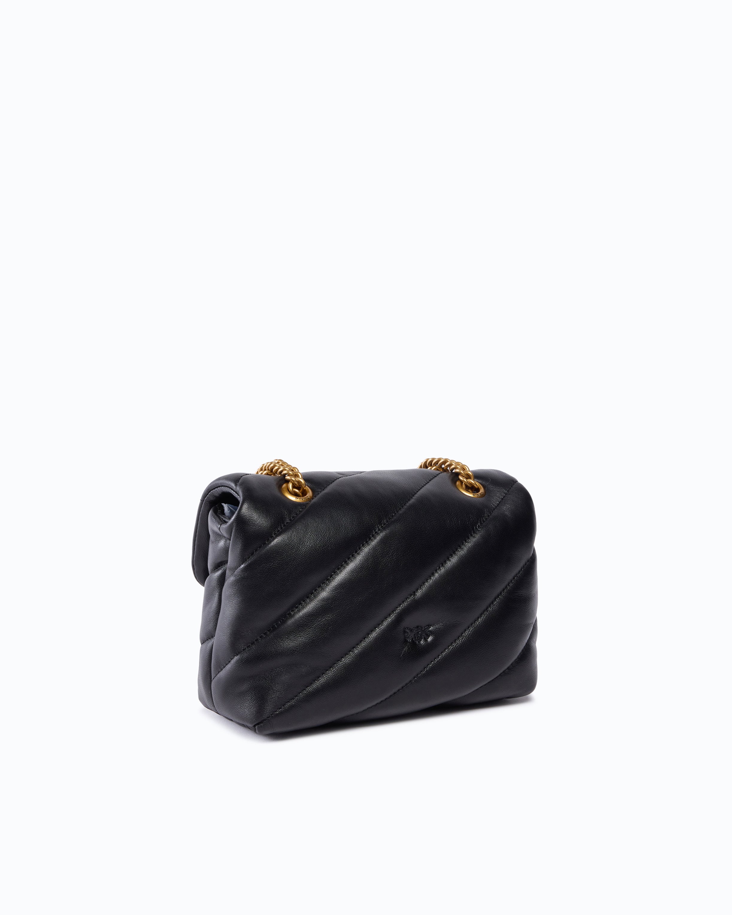 Pinko Love Bag Puff torebka mini czarna pikowana