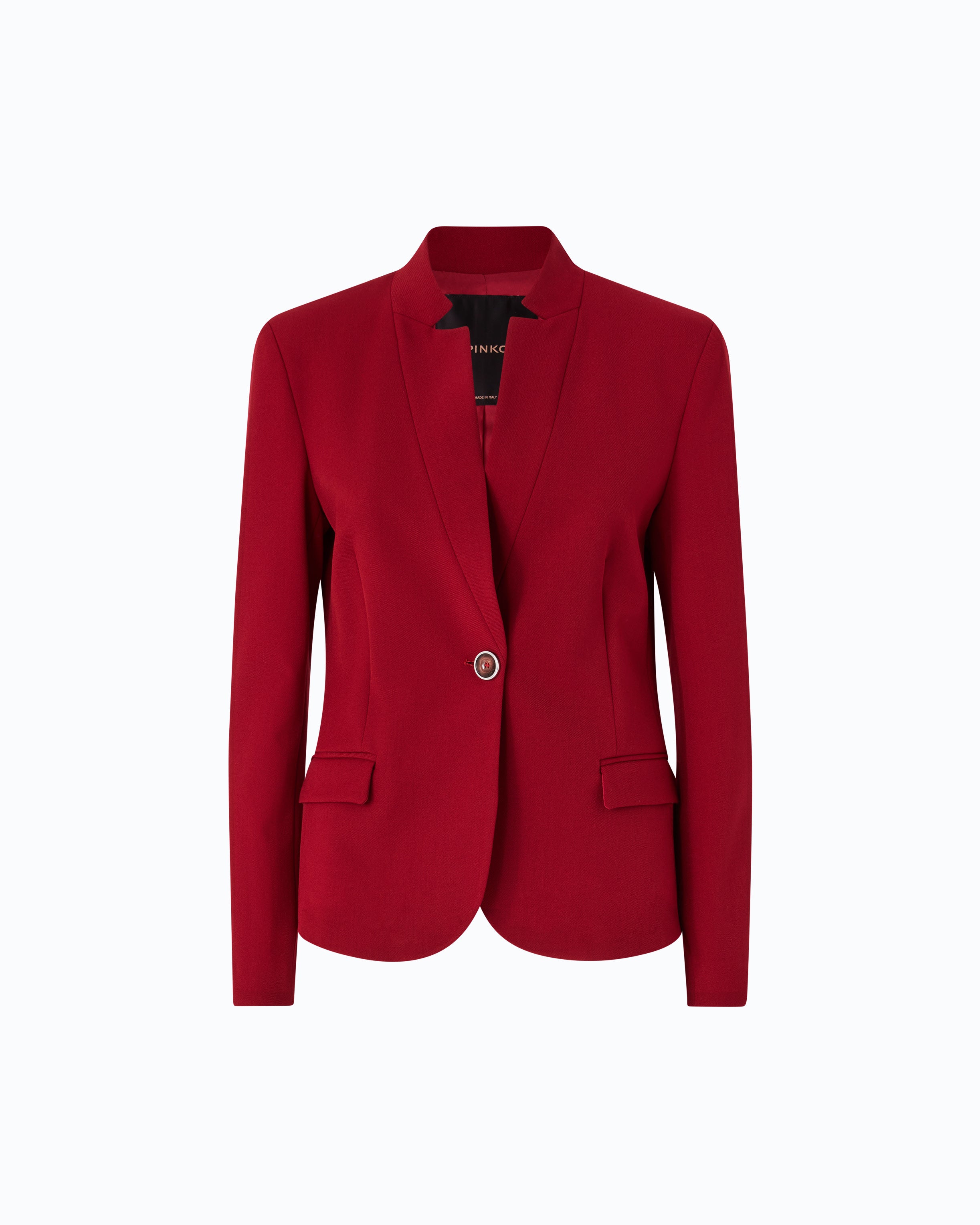 Pinko żakiet slim fit marynarka czerwona