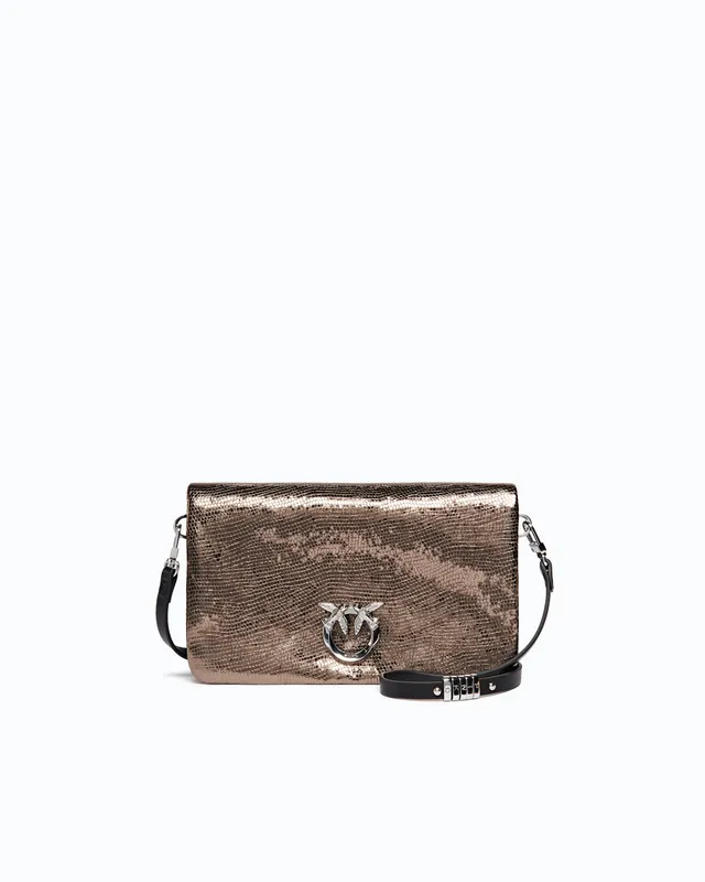 Pinko Love Bag Click kopertówka wężowa U