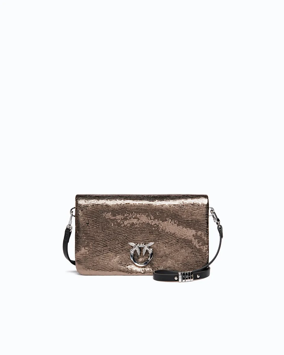 Pinko Love Bag Click kopertówka wężowa U