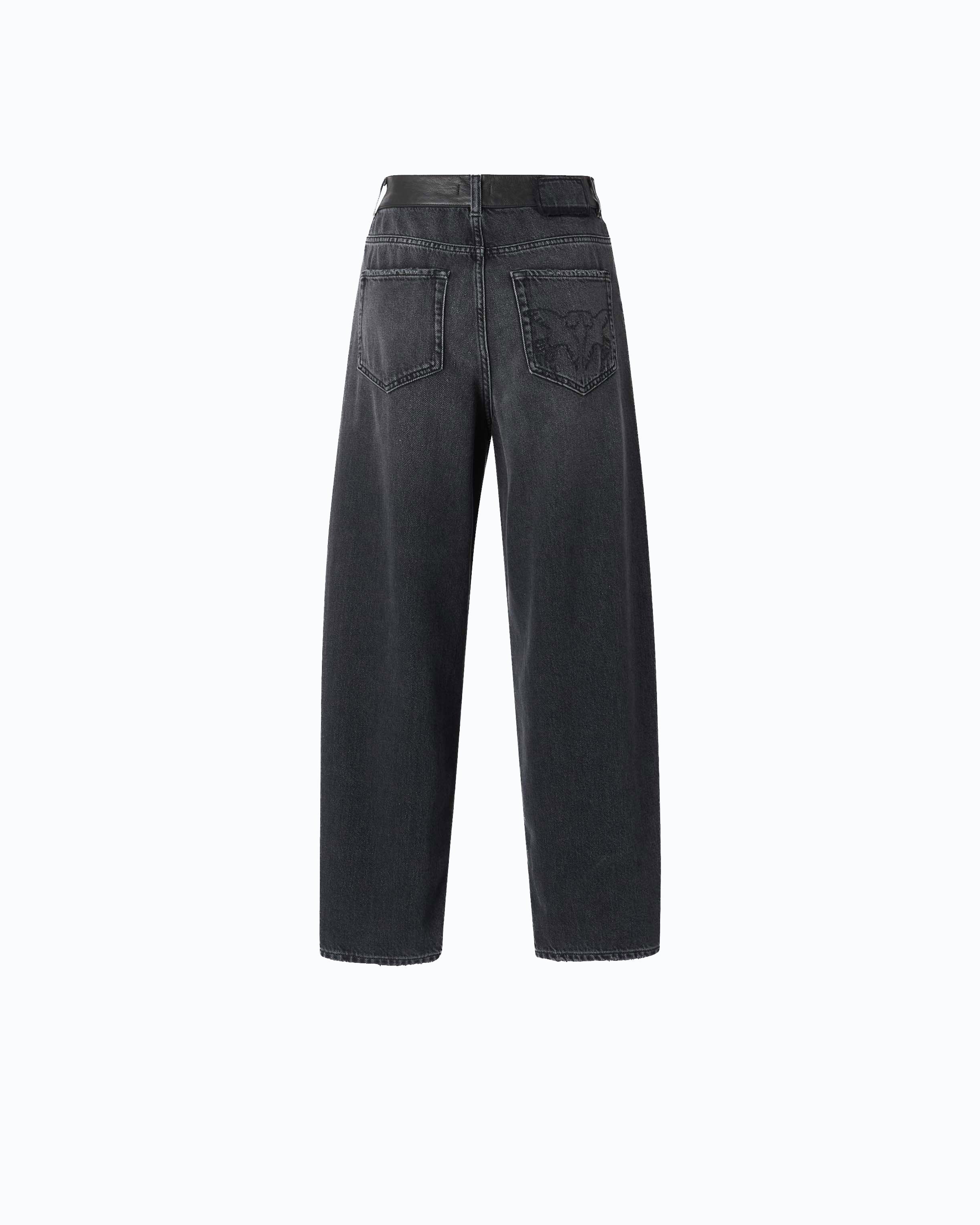 Pinko Estelle Egg jeans balloon czarne