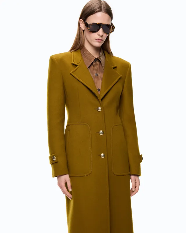 Pinko Verici Coat płaszcz wełniany długi