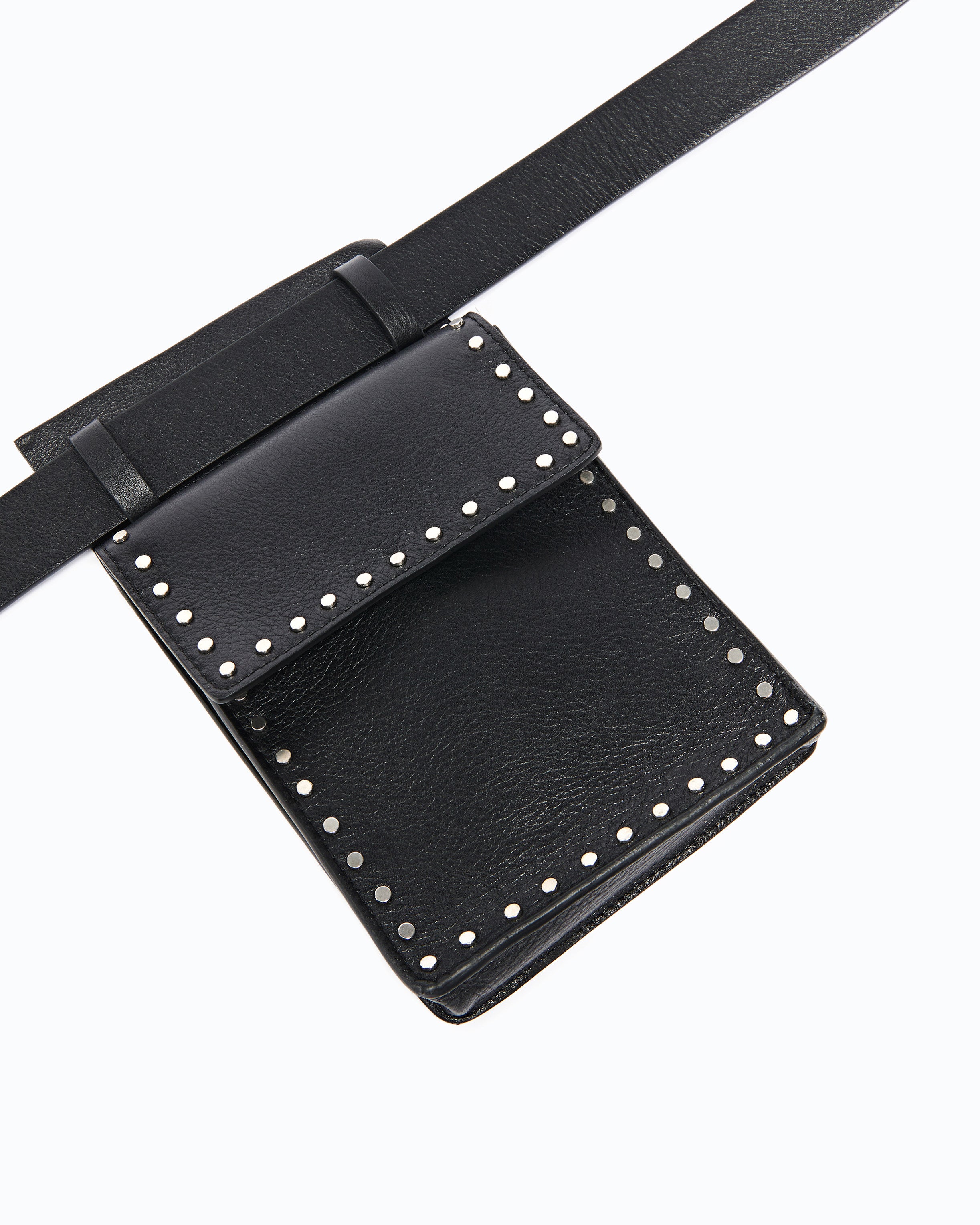 Pinko Low Belt H3 pasek kowbojski czarny 3 cm