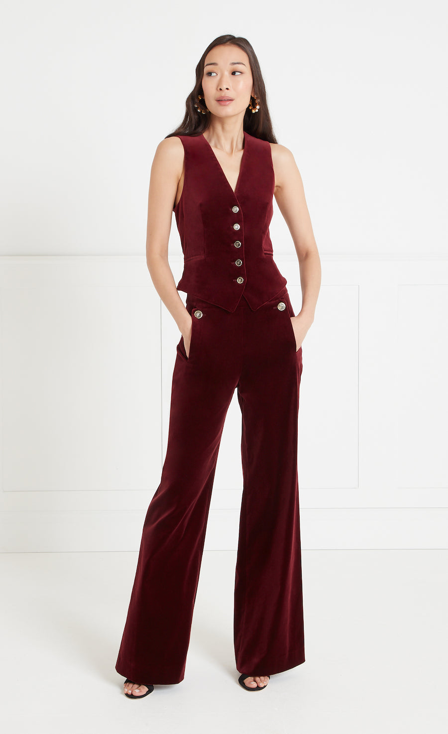 Temperley London Clove kamizelka Fig UK6-UK18