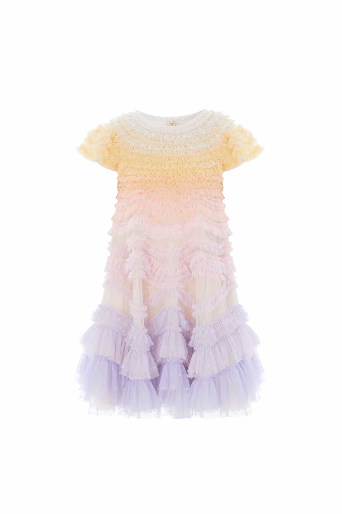 Needle & Thread Wild Rose Ombre sukienka Multi tiul