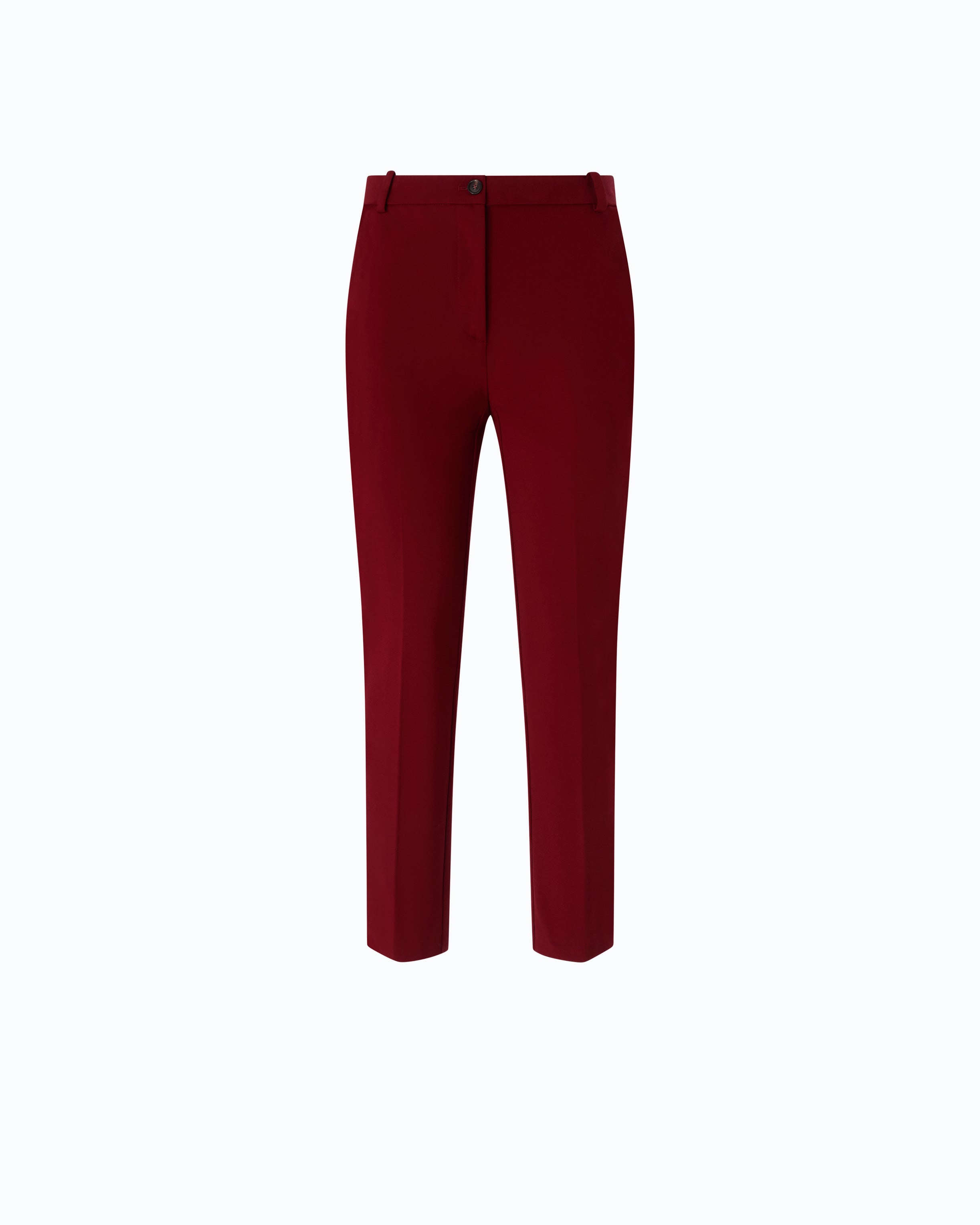 Pinko spodnie slim eleganckie czerwone wiskozowe
