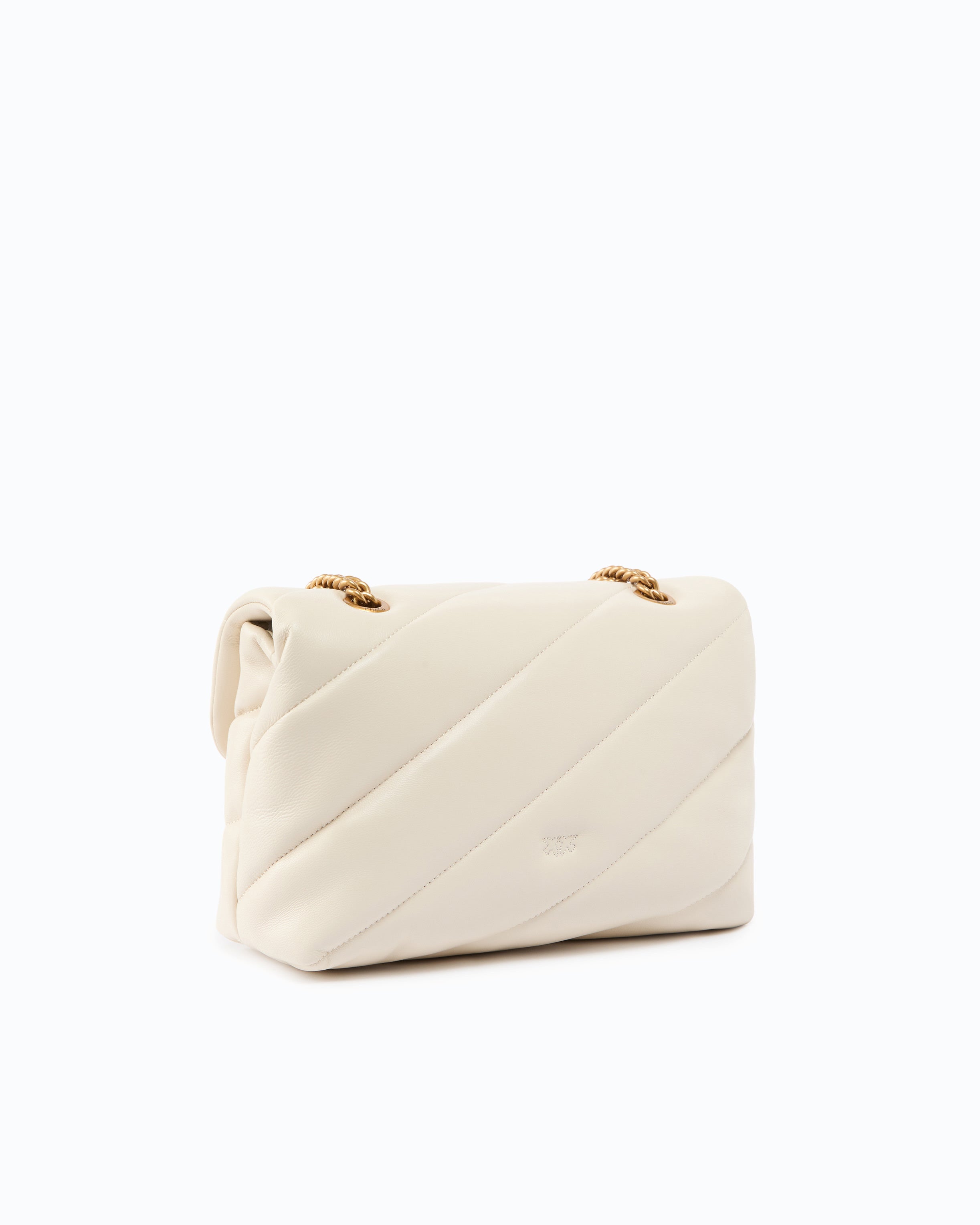 Pinko Classic Love Bag Puff Maxi Quilt torebka biała