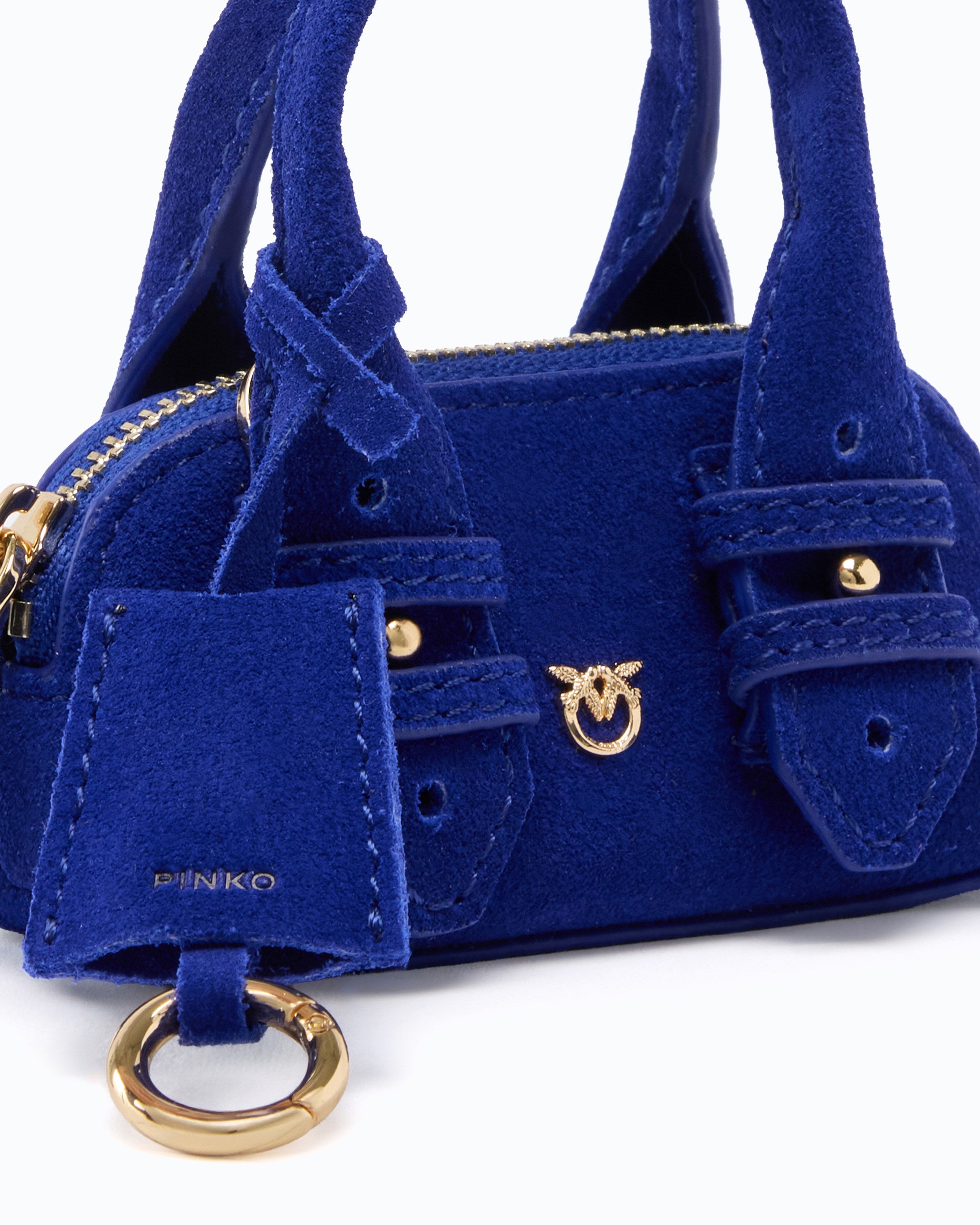 Pinko Escape Bag Nano torebka zamszowa kwiat