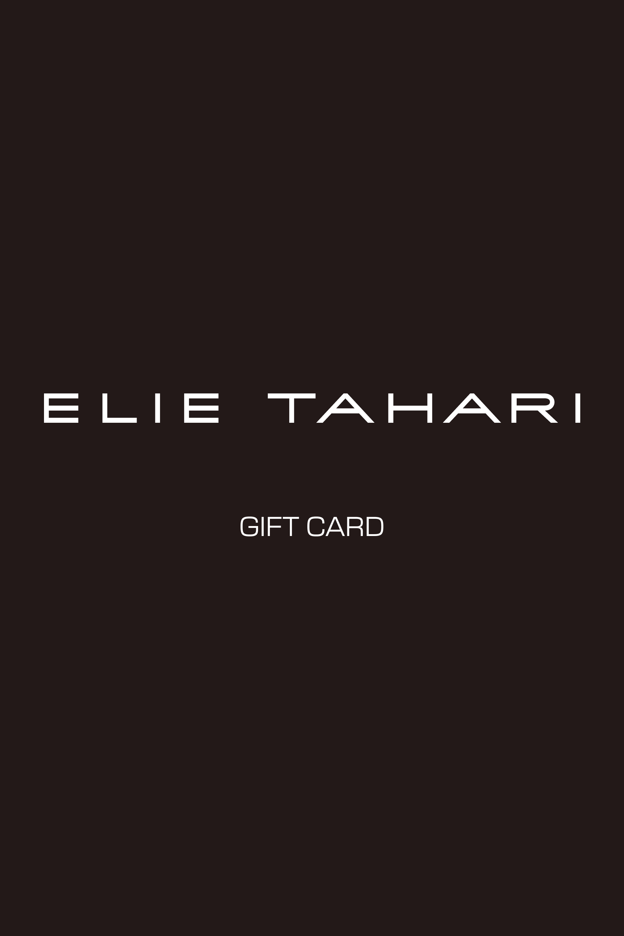 Elie Tahari karta podarunkowa cyfrowa prezent e-mail