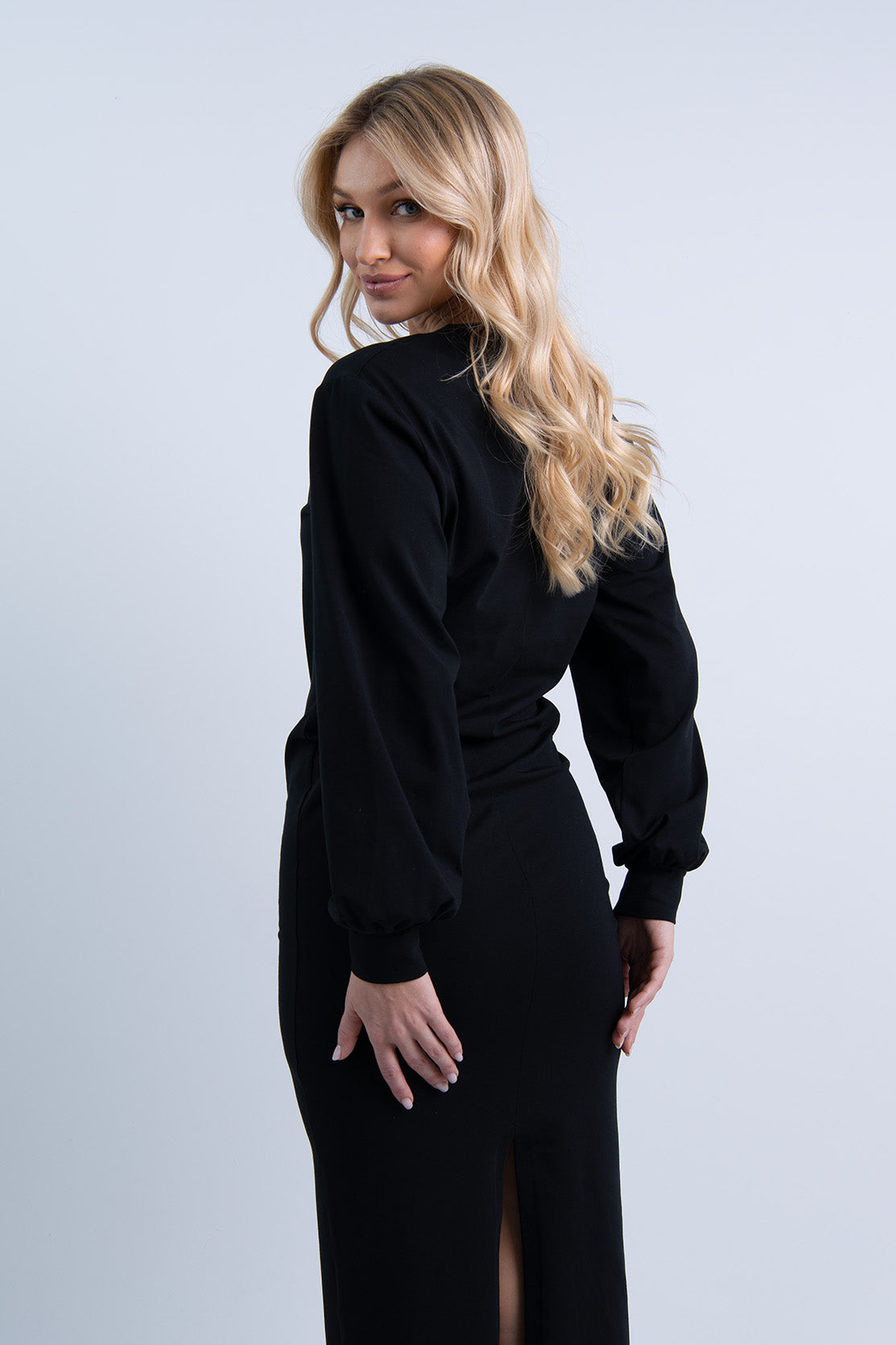 Nudyess Jolly sukienka maxi bawełniana Black K803