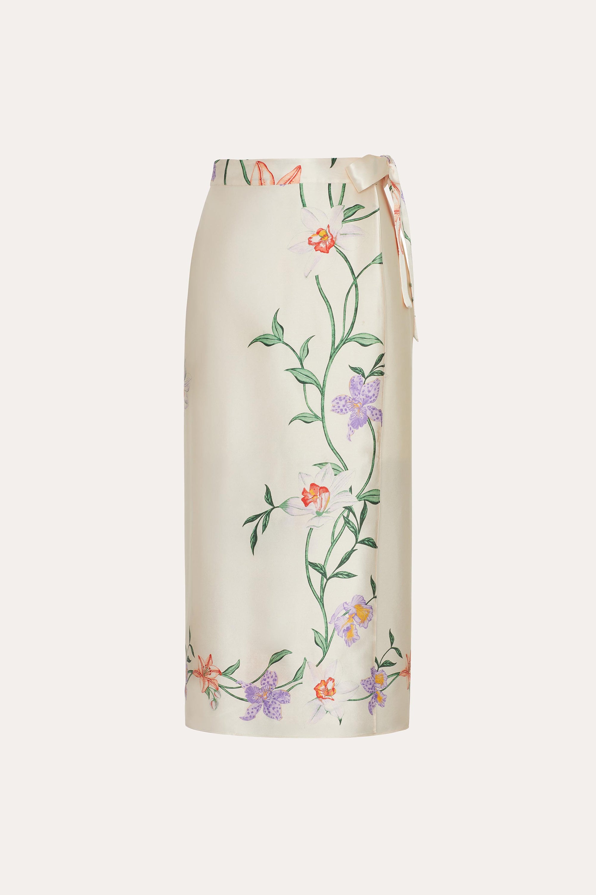 Elie Tahari Frances E4018306 spódnica midi jedwabna