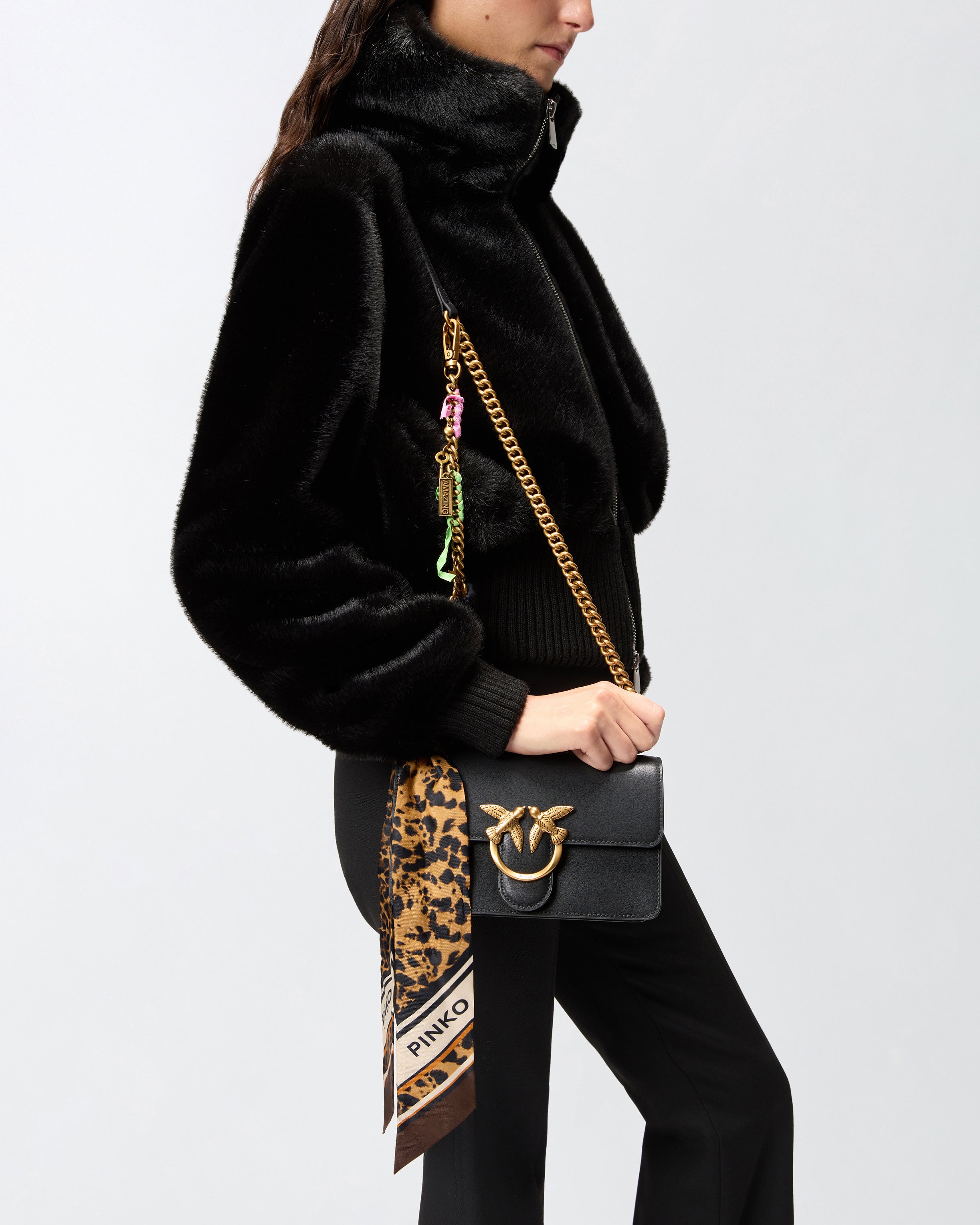 Pinko Love Bag One Simply mini torebka czarna