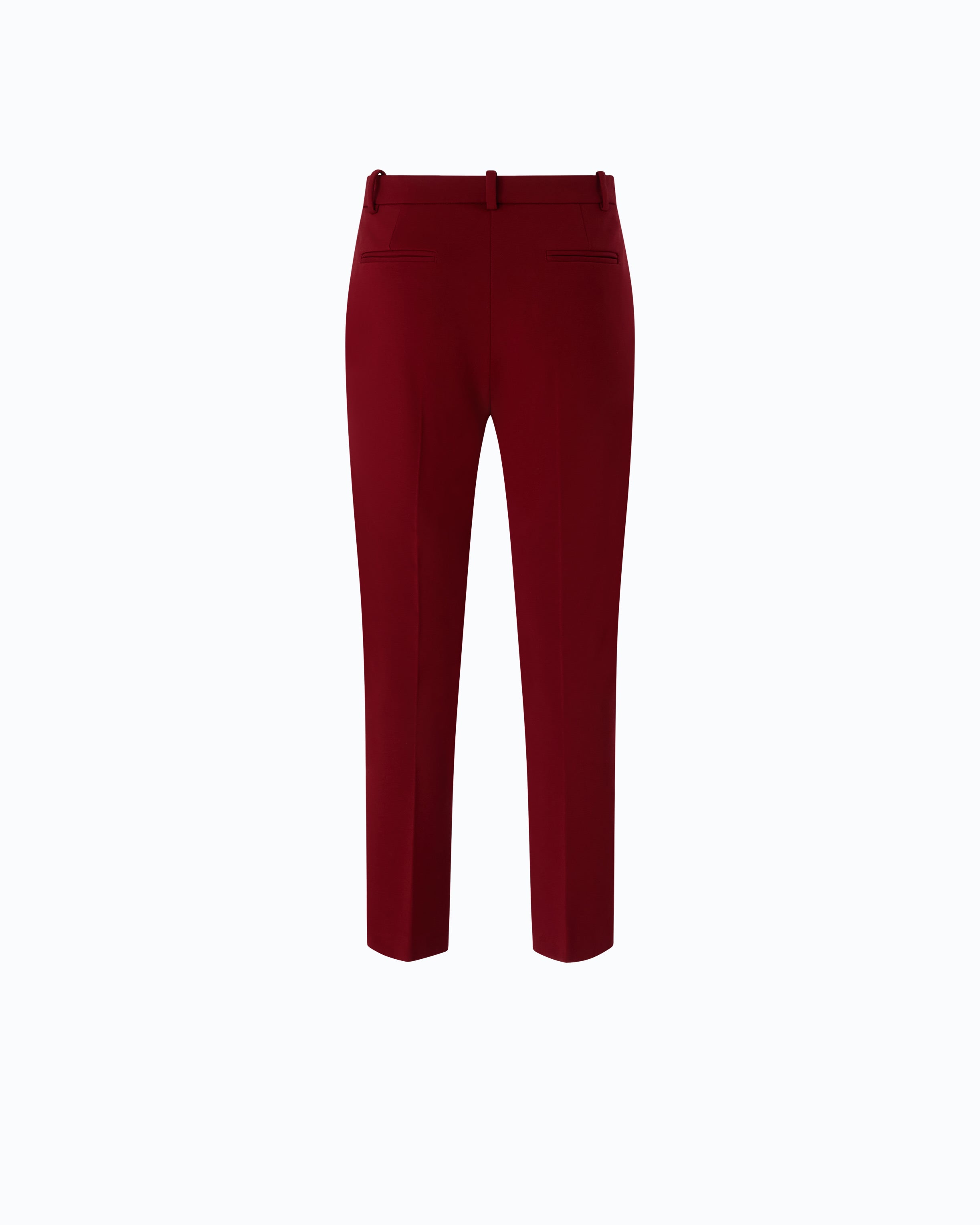 Pinko spodnie slim eleganckie czerwone wiskozowe