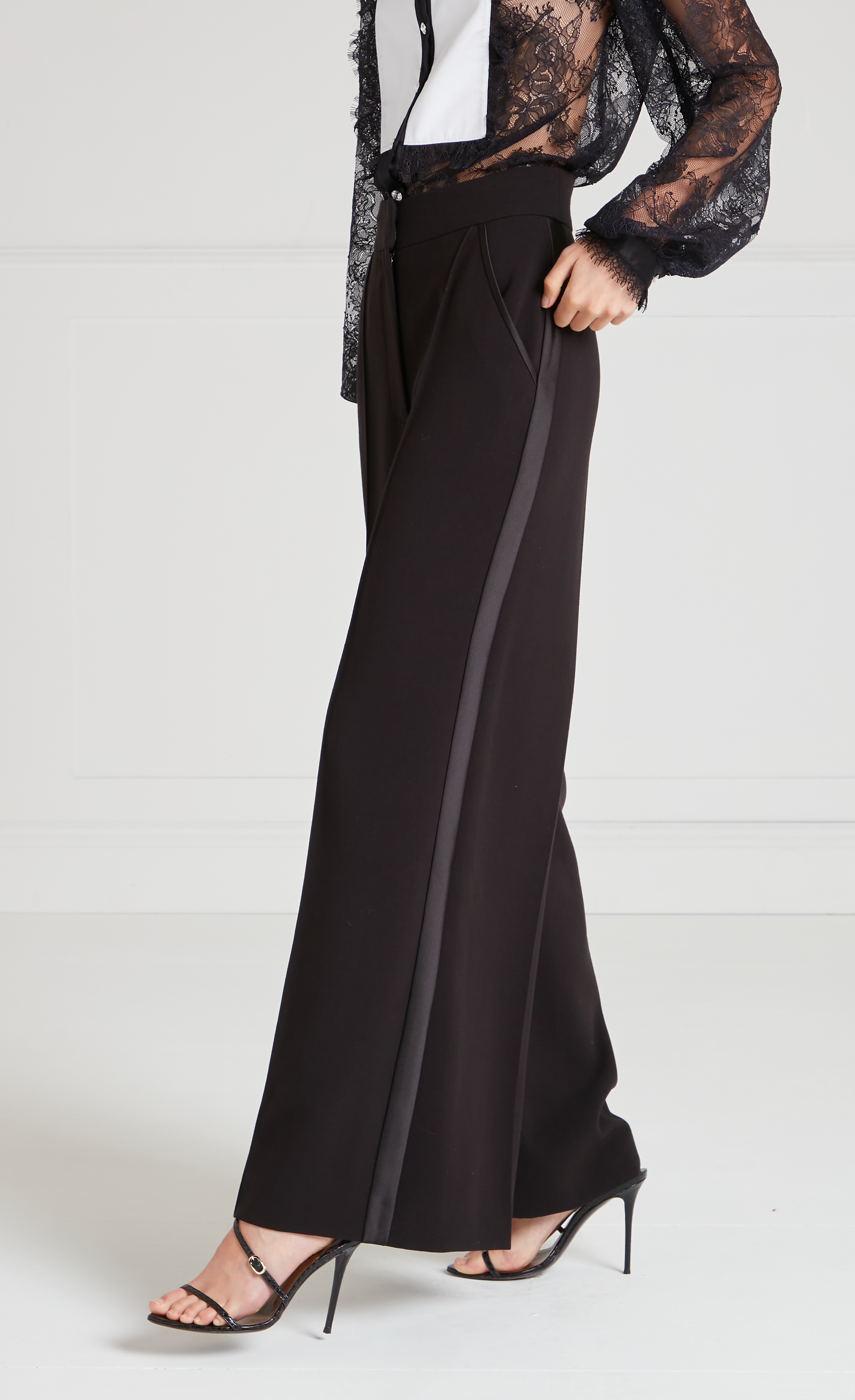 Temperley London Conqueror spodnie czarne Black