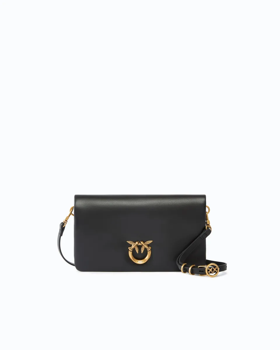 Pinko Love Bag Click Soft Horizontal Mini kopertówka czarna